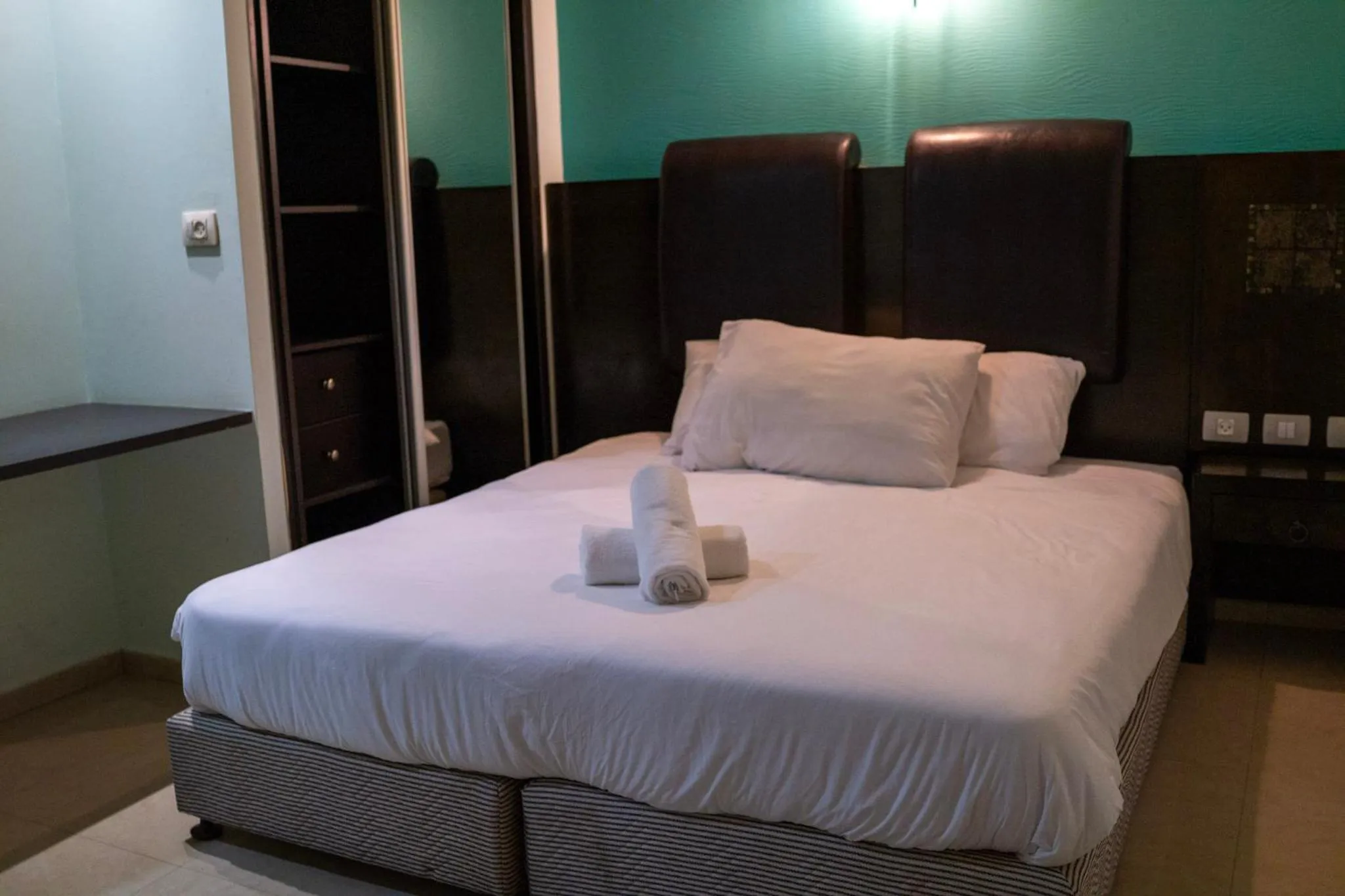 Bed in Marina Beach Hotel