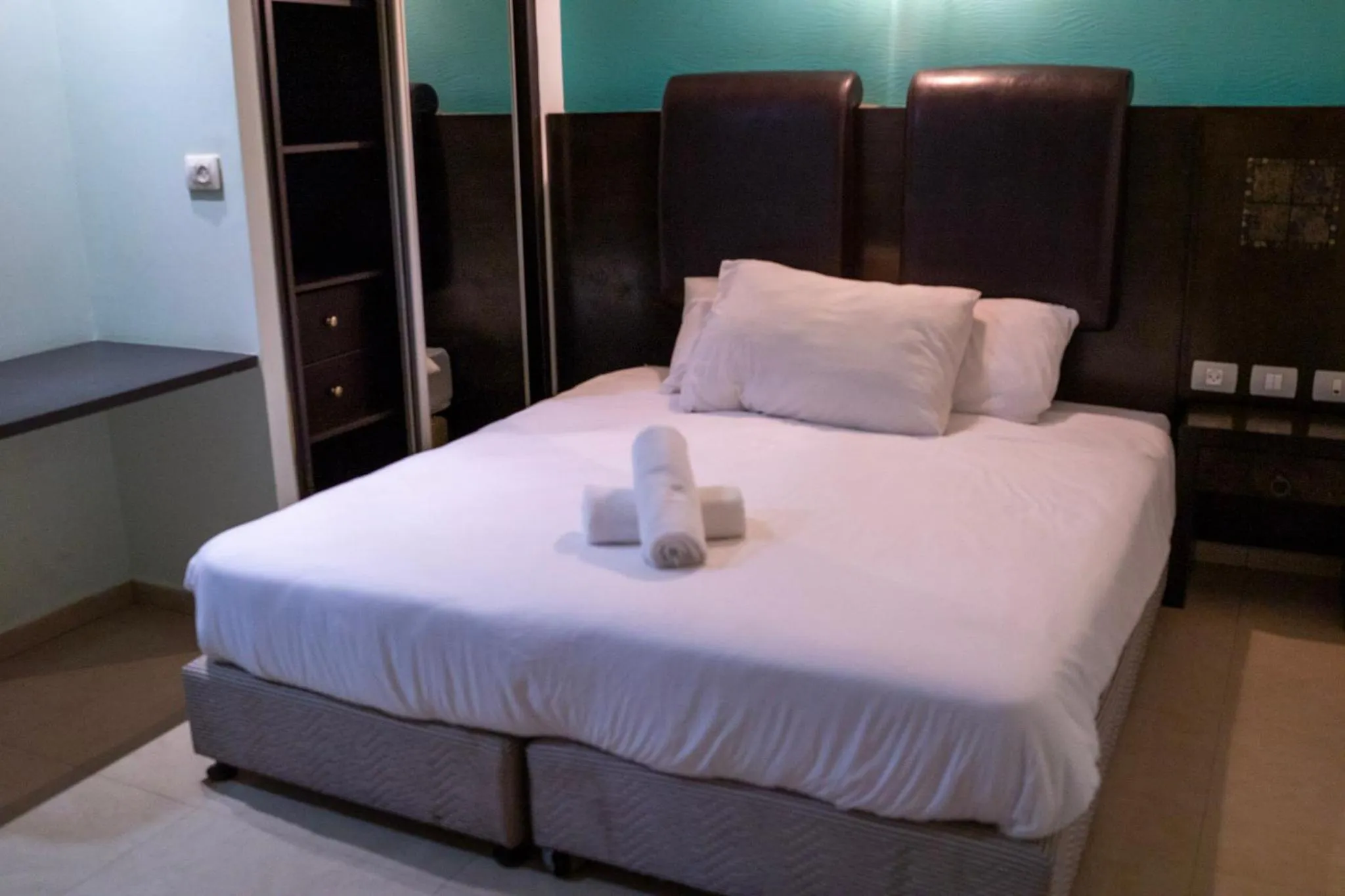 Bed in Marina Beach Hotel