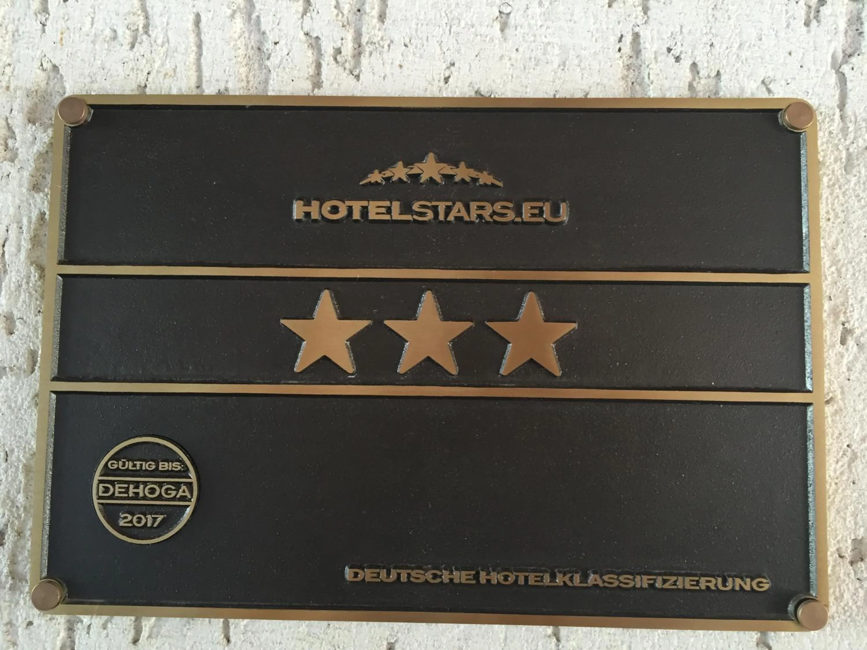 Certificate/Award in Hotel Garten
