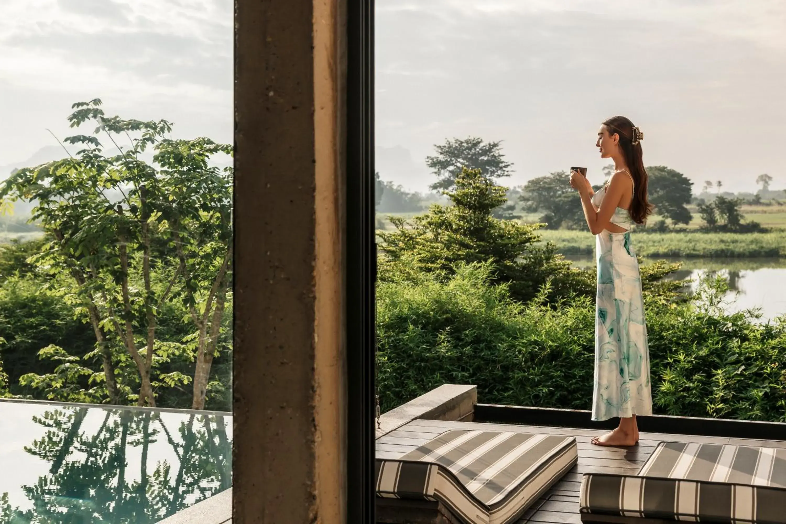 Lake view in The Xcape River Kwai Lake view in The Xcape River Kwai