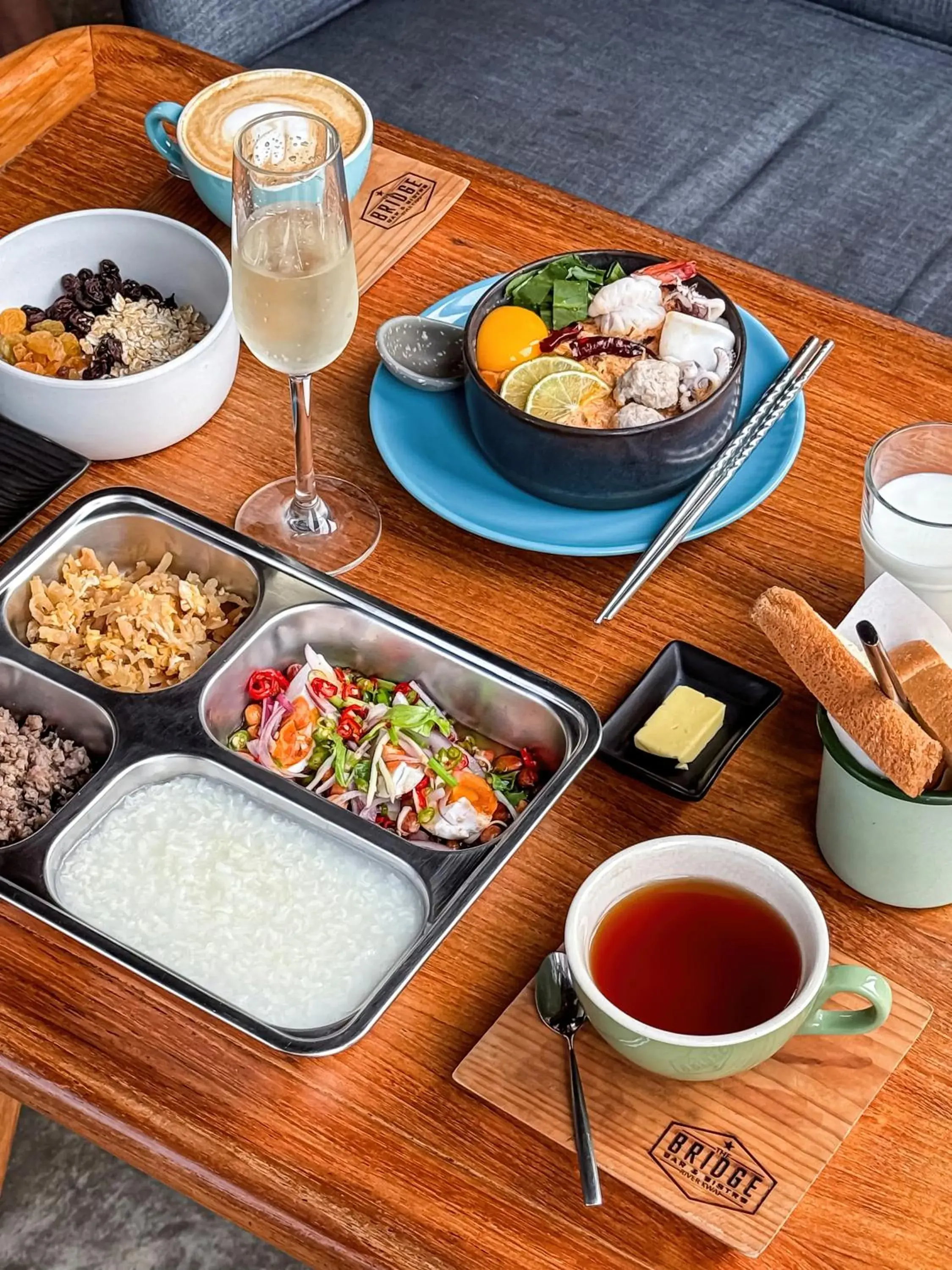 Food close-up in The Xcape River Kwai Food close-up in The Xcape River Kwai