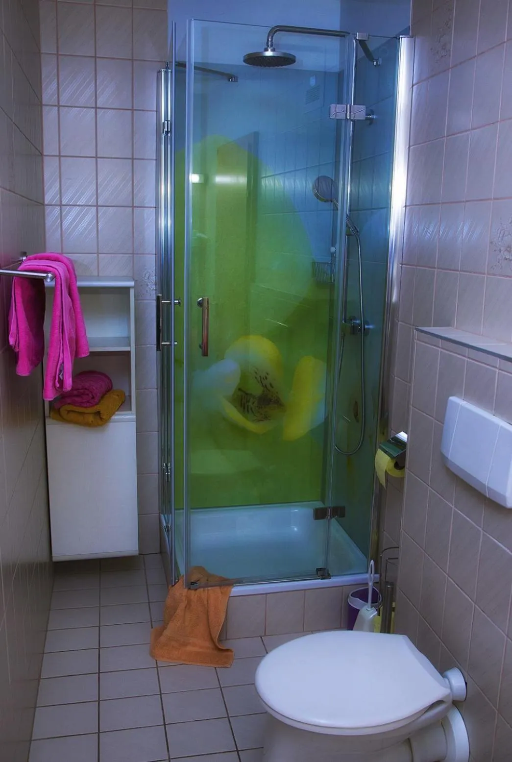 Shower in Gästehaus Götz