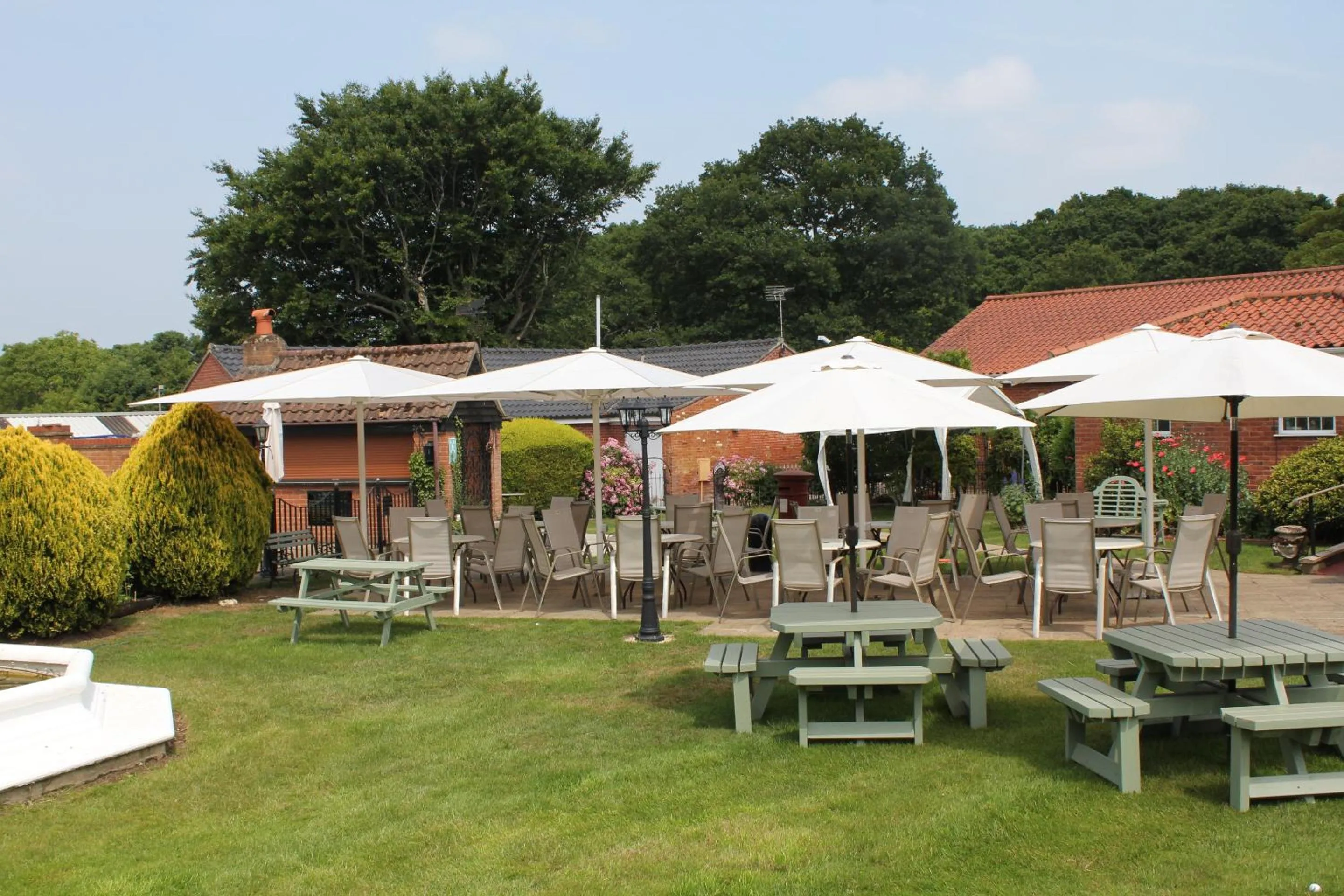 Garden in Old Rectory Hotel, Crostwick