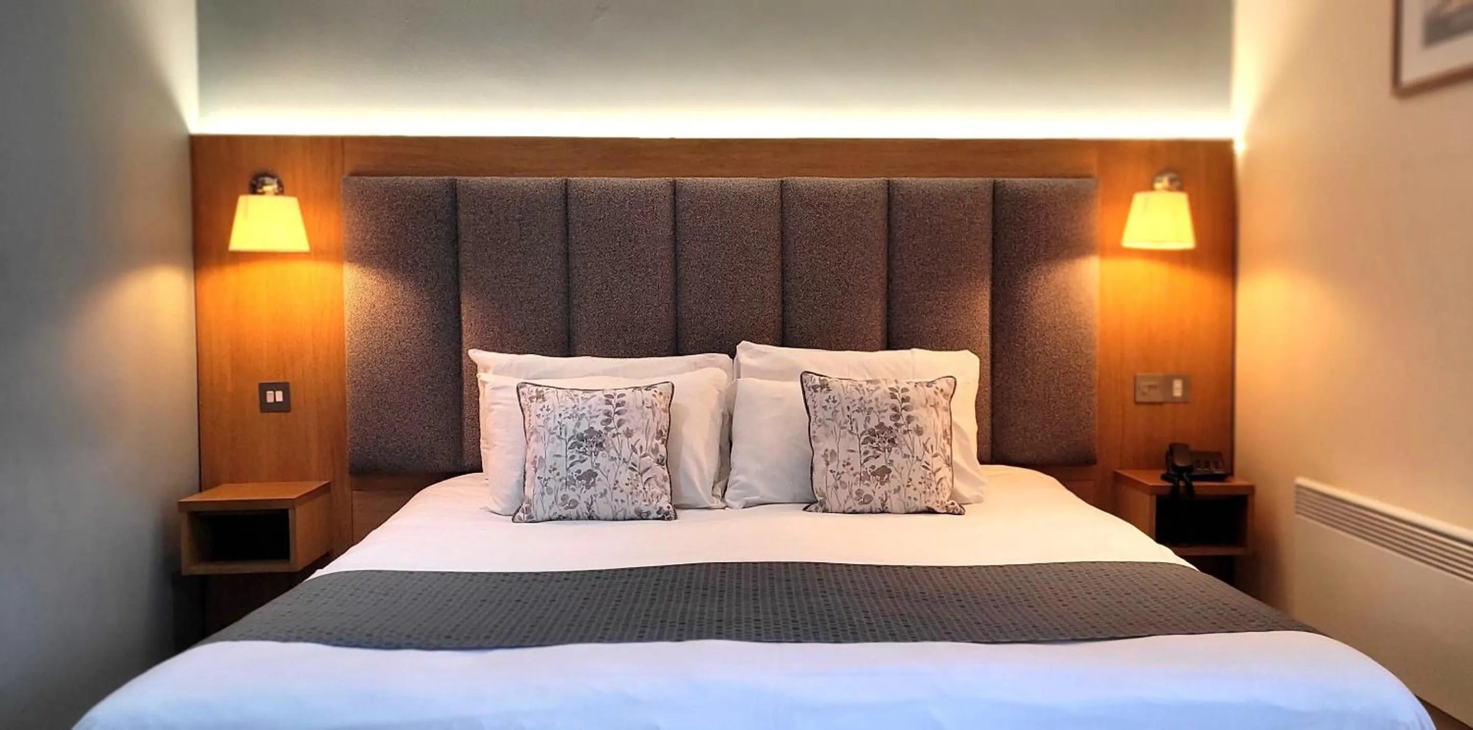 Bedroom, Bed in Old Rectory Hotel, Crostwick