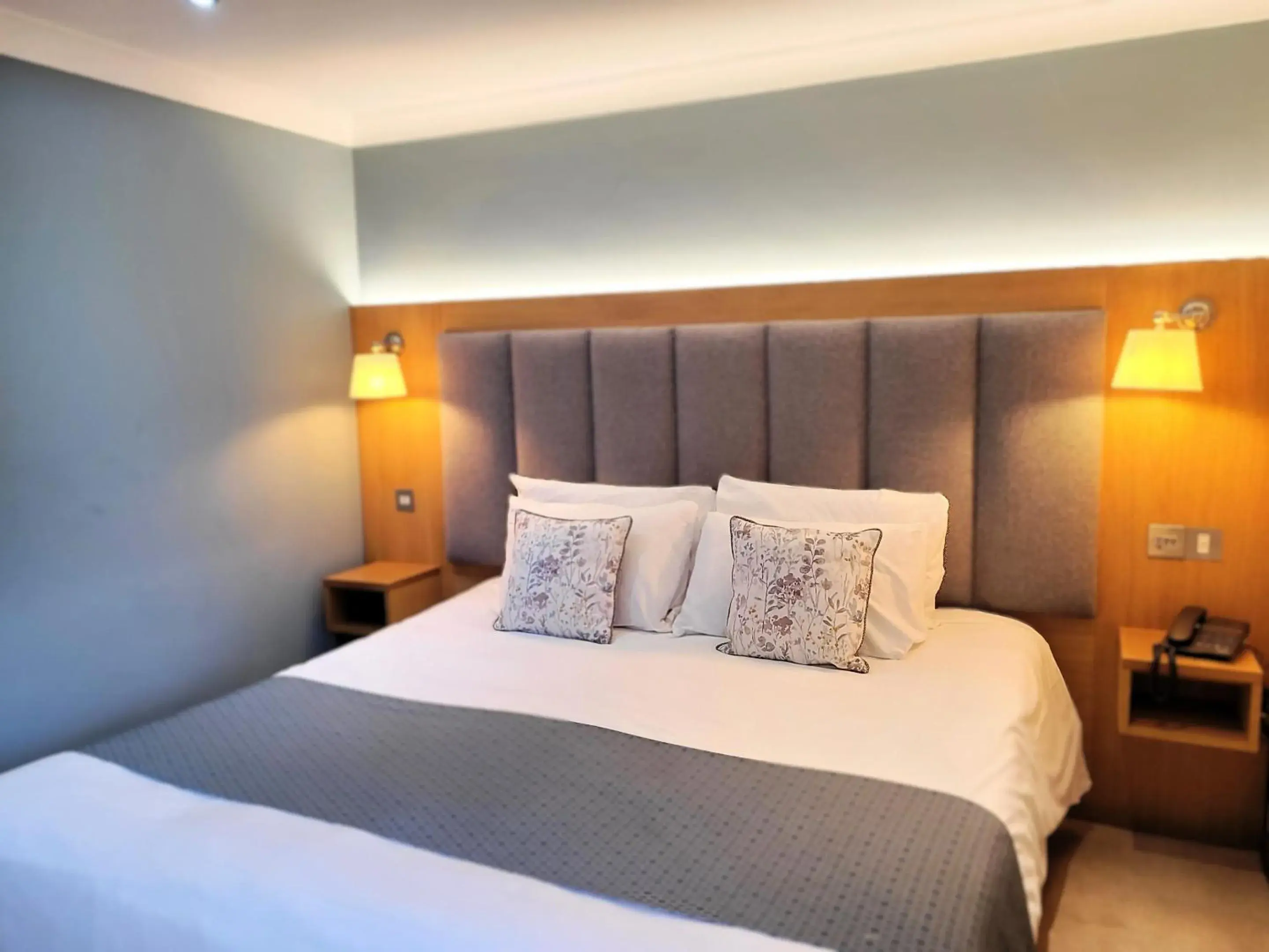 Bedroom, Bed in Old Rectory Hotel, Crostwick Bedroom, Bed in Old Rectory Hotel, Crostwick