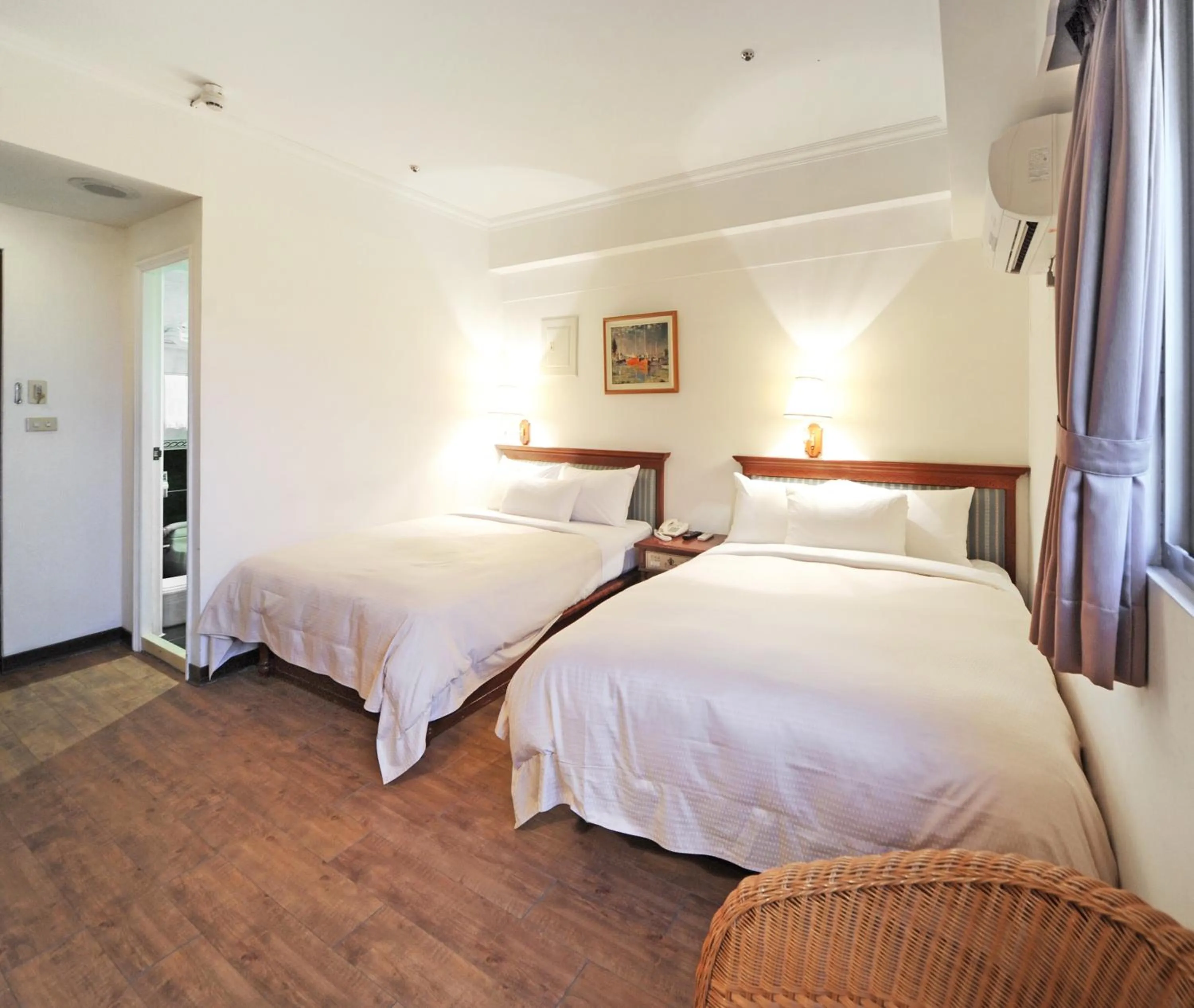 Bed in Kenting Holiday Hotel