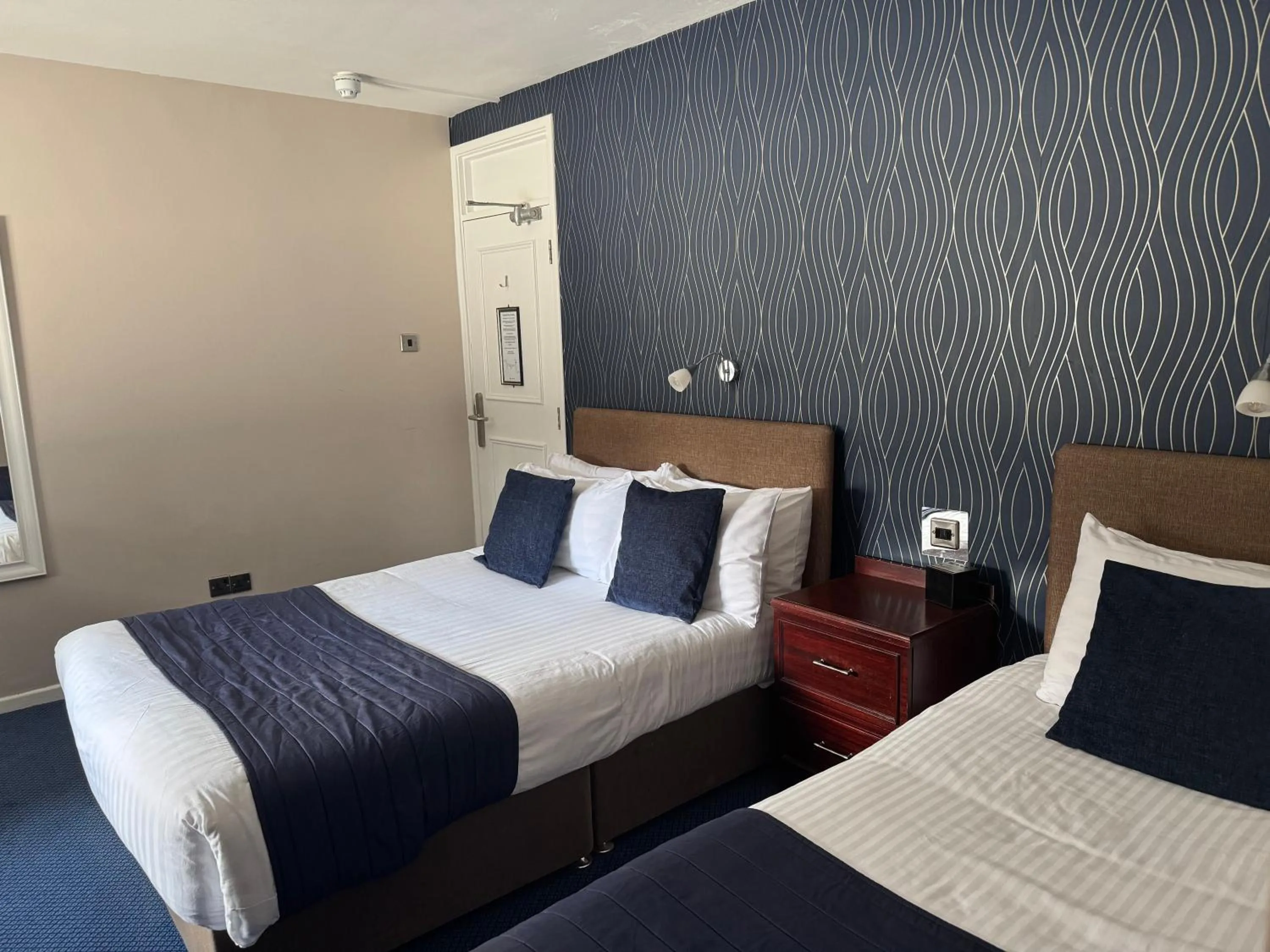 Bed in Oaklands Hotel