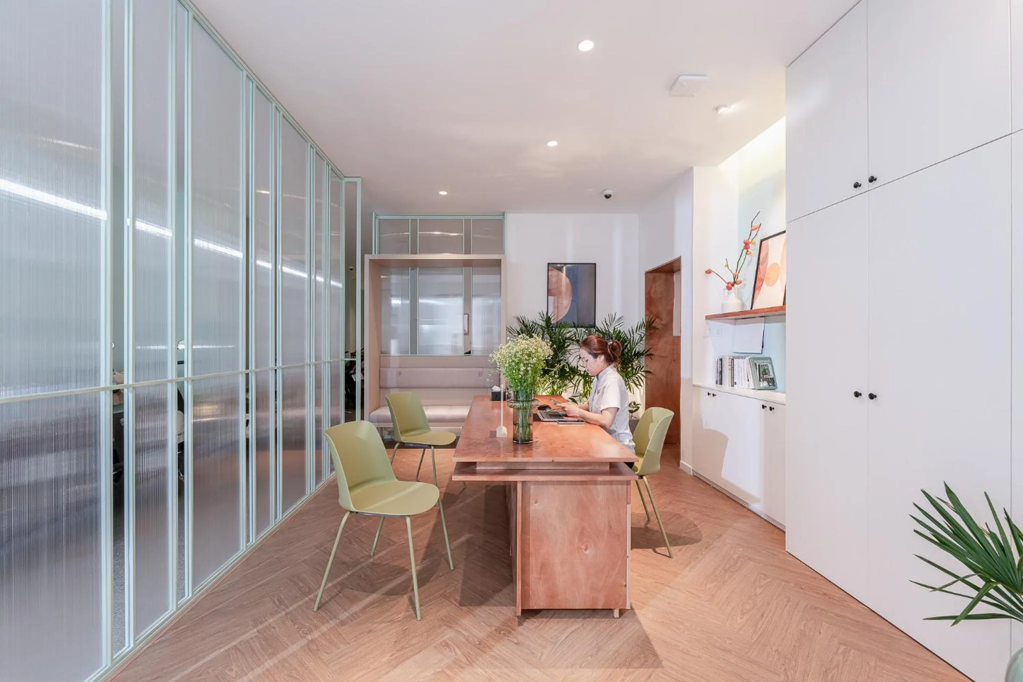 Seating area in Express by M Village Điện Biên Phủ Q3