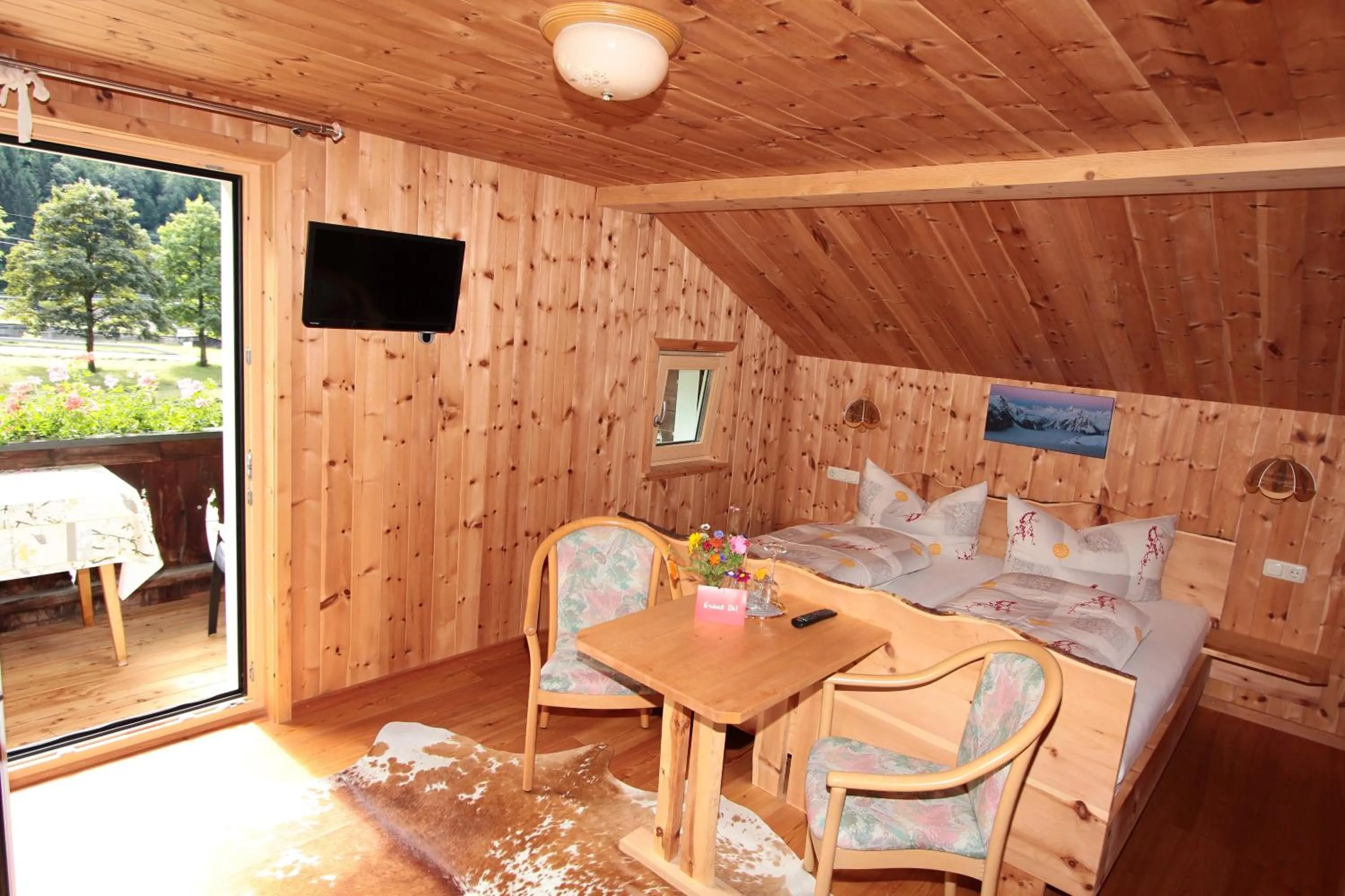 Bed in Haus am Rain