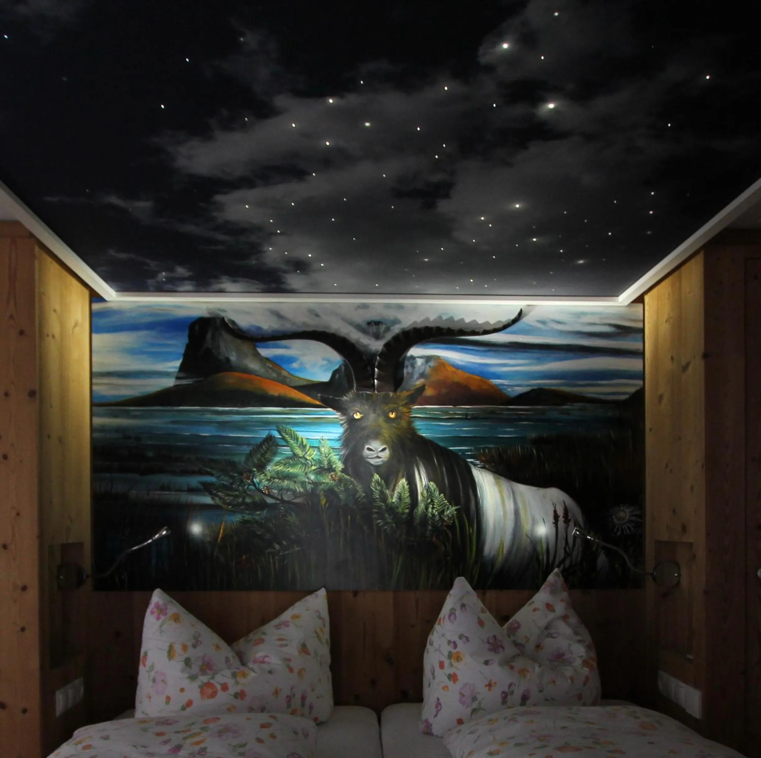 Bed in Haus am Rain