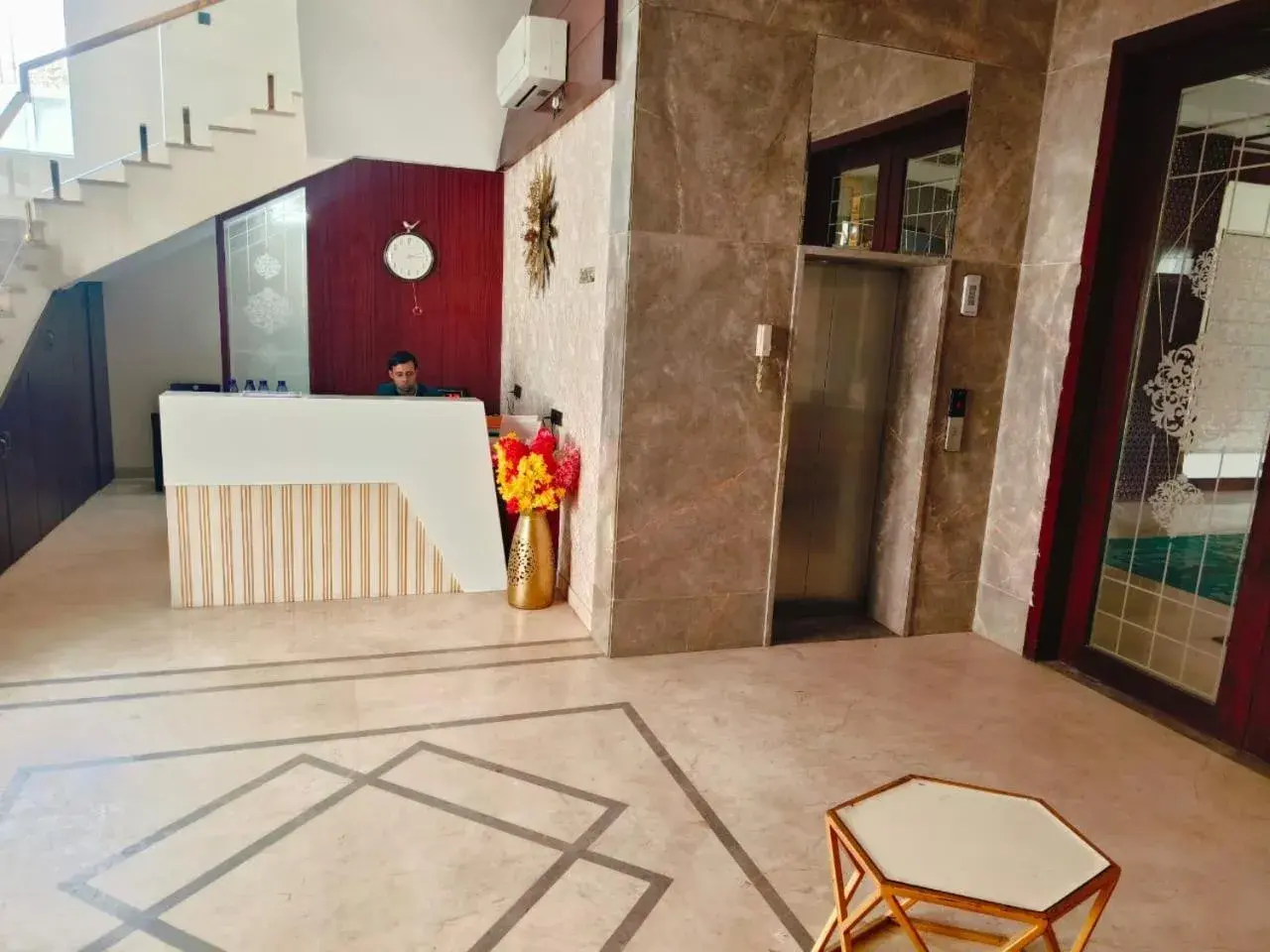 Lobby or reception in Four Leaf Hotel - AKOSHA Lobby or reception in Four Leaf Hotel - AKOSHA