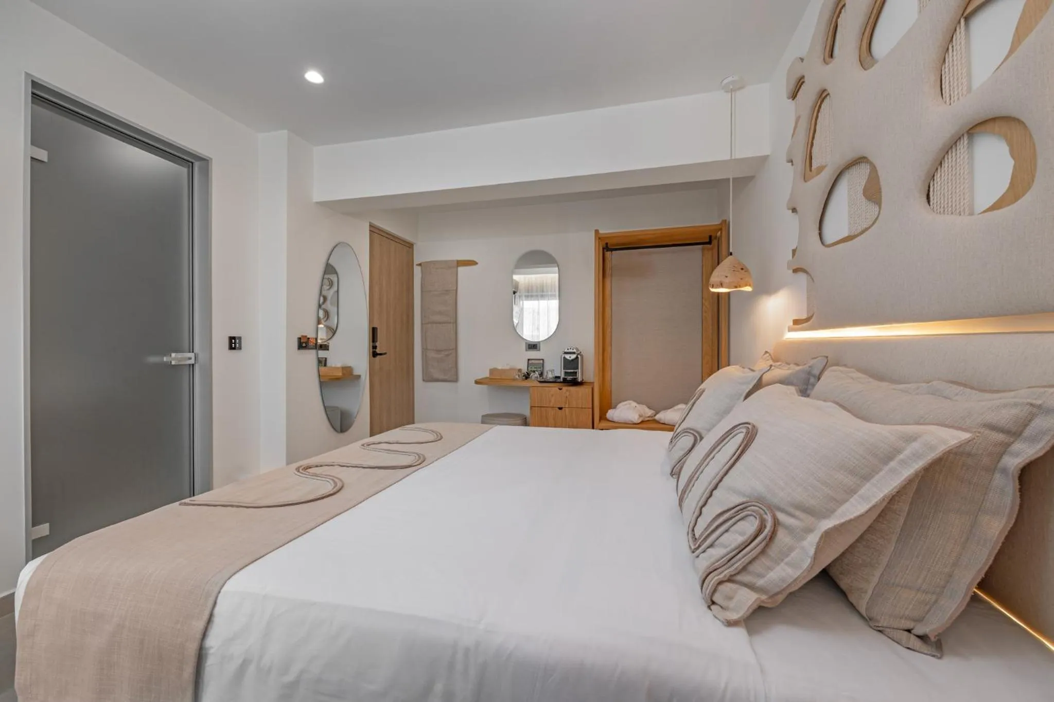 Bed in Cabana White Boutique Hotel