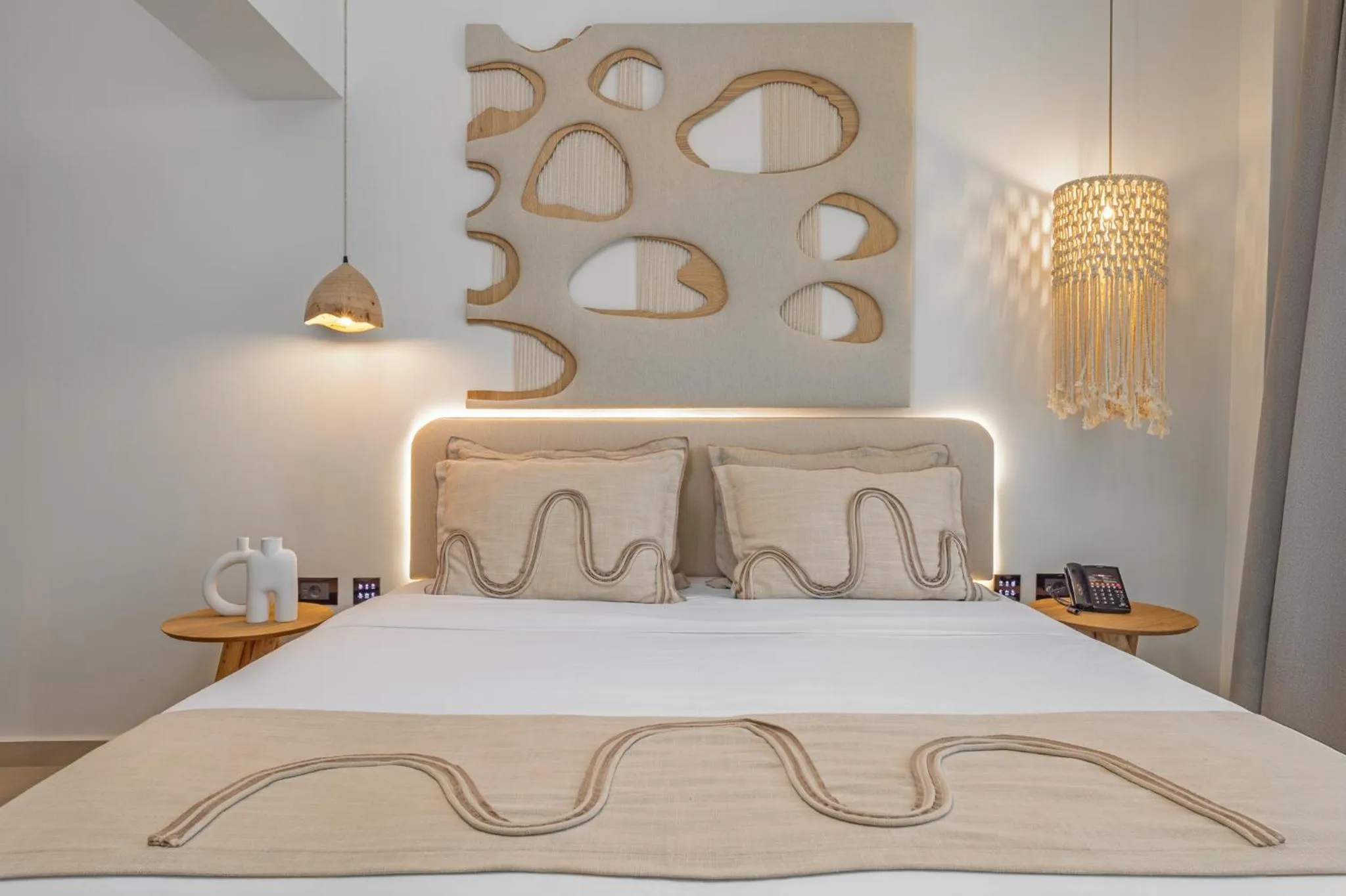 Bed in Cabana White Boutique Hotel