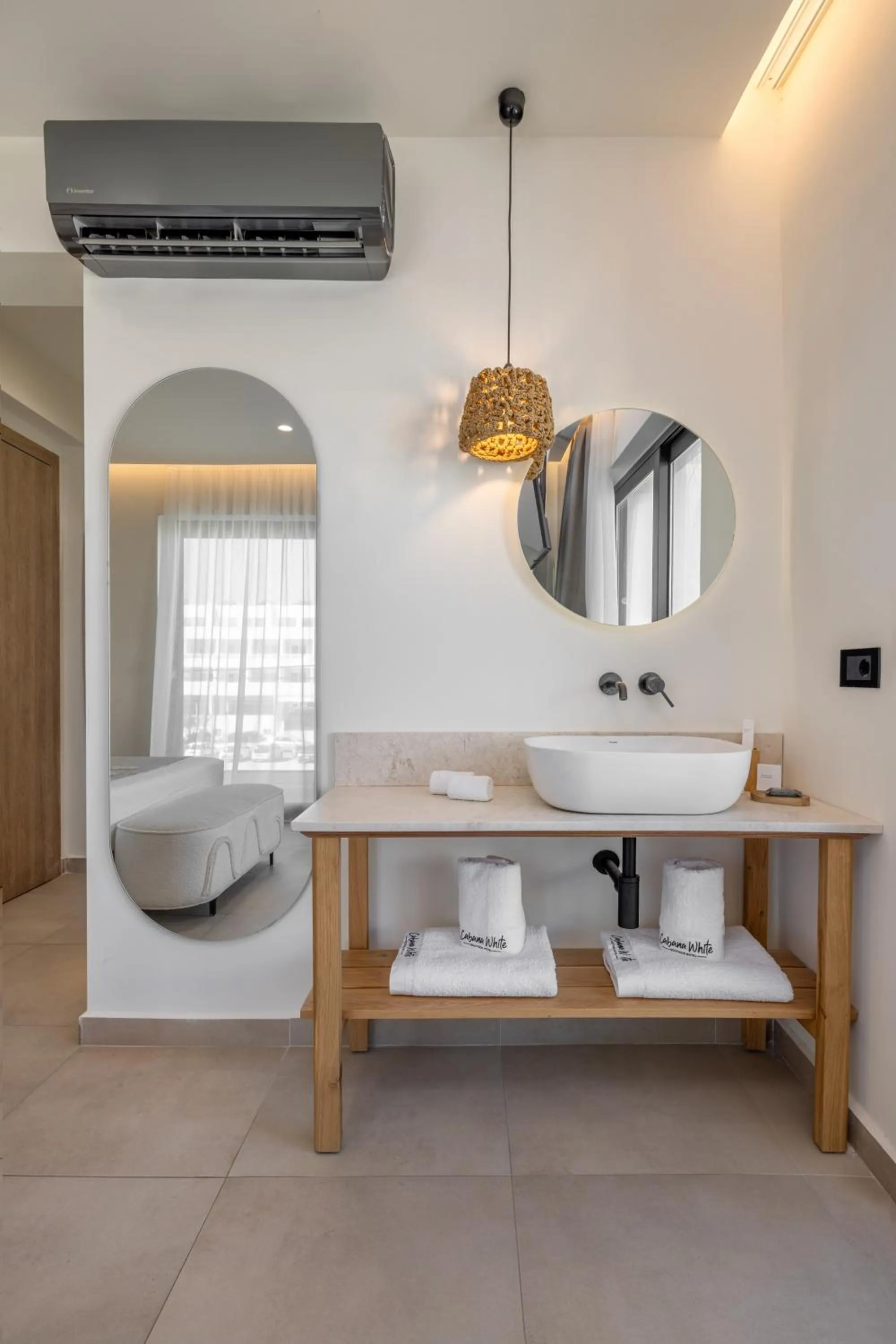 Open Air Bath in Cabana White Boutique Hotel