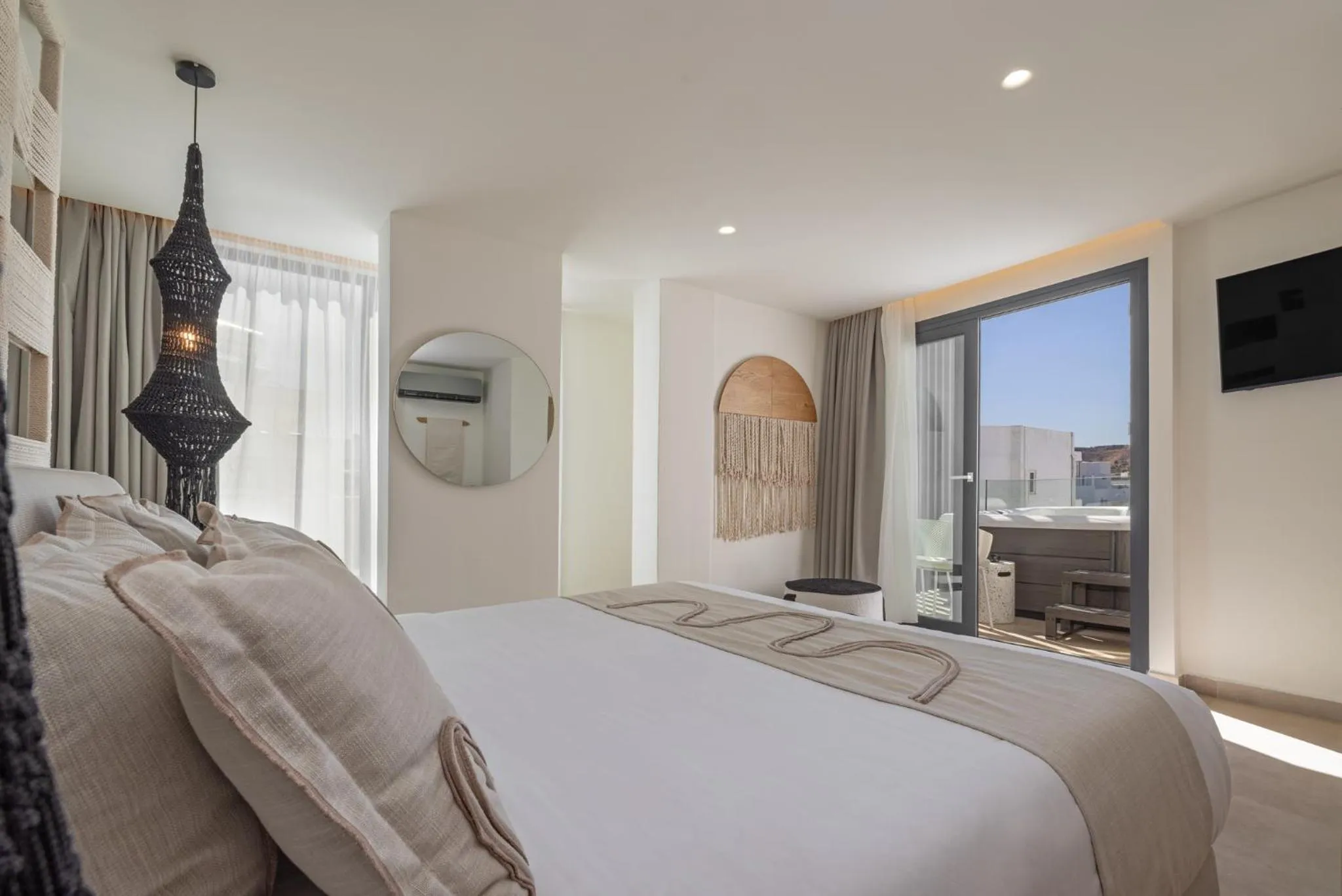 Bed in Cabana White Boutique Hotel