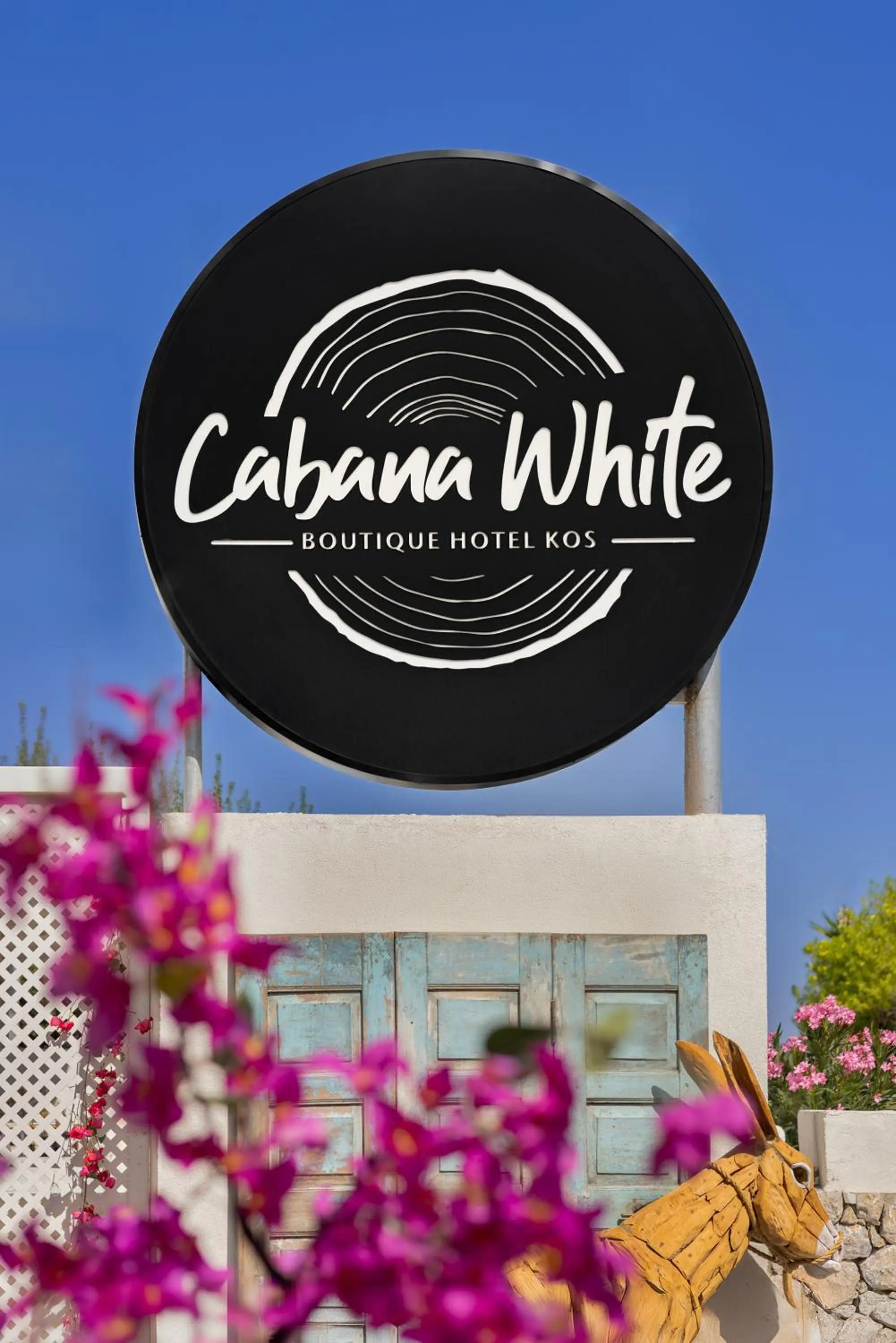 Property logo or sign in Cabana White Boutique Hotel