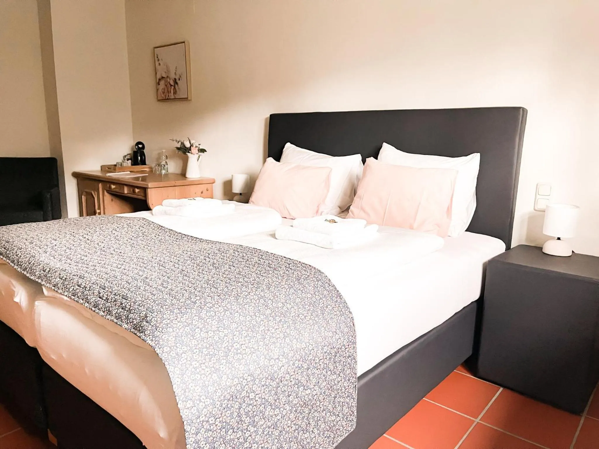 Bed in Pension Gasthof Arriach