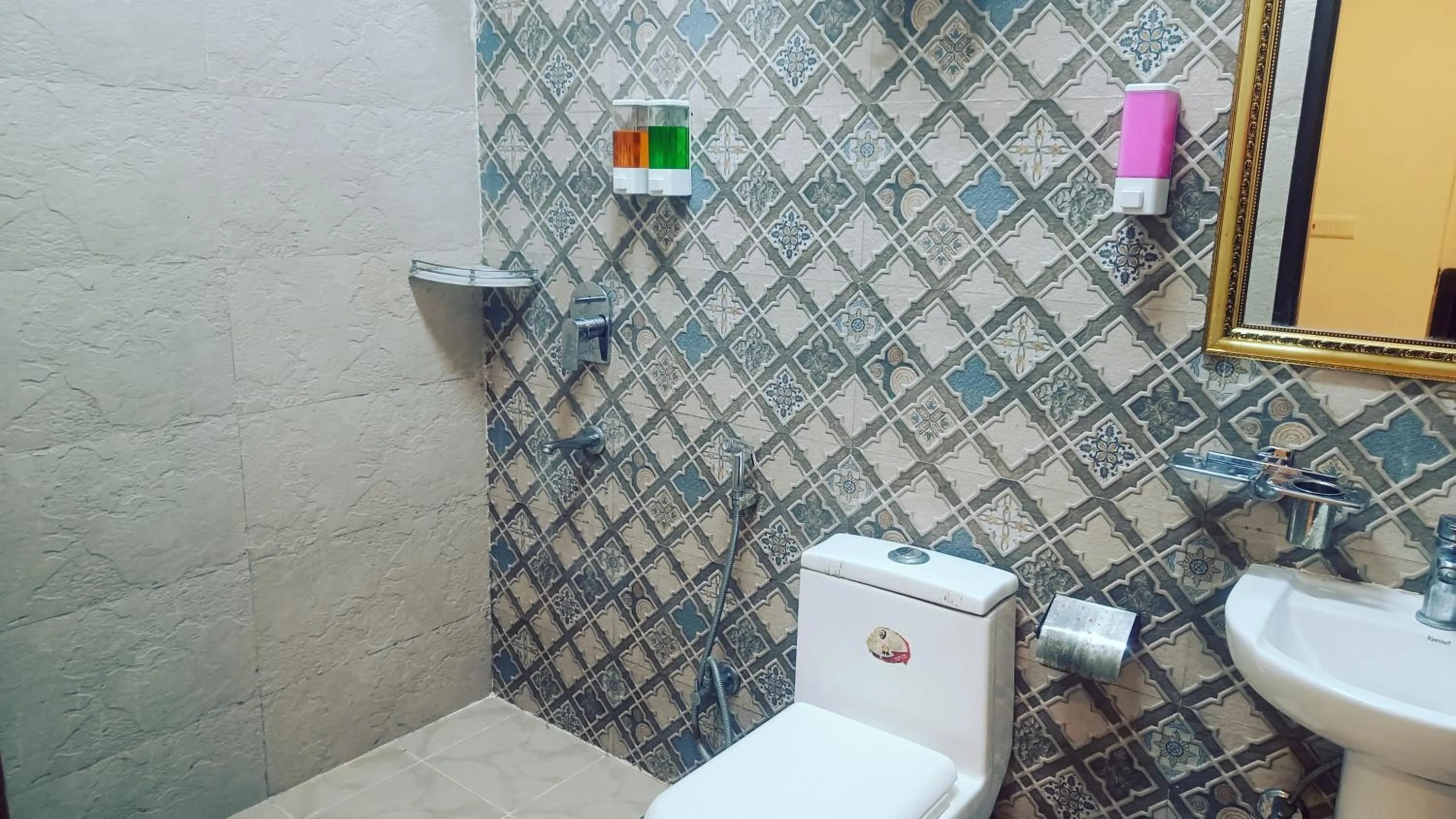 Shower in Hotel Mayda Prime Near Delhi Airport