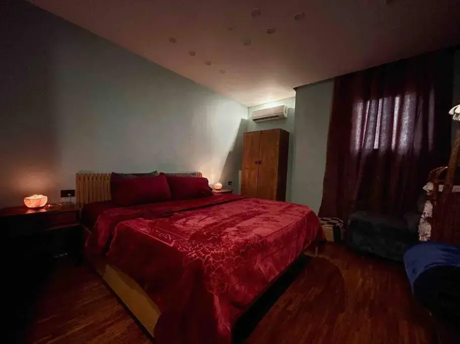 Bed in Apartment on a rooftop in Downtown, Cairo Bed in Apartment on a rooftop in Downtown, Cairo