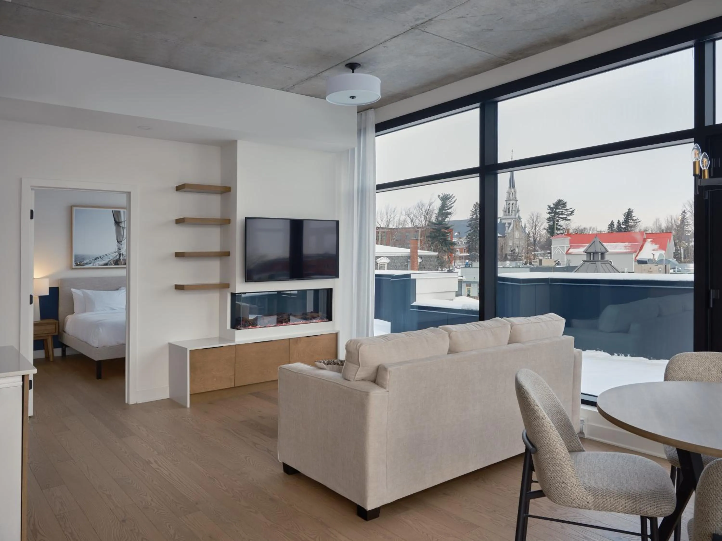 Living room in Hôtel Expérience - Quartier Des Marinas