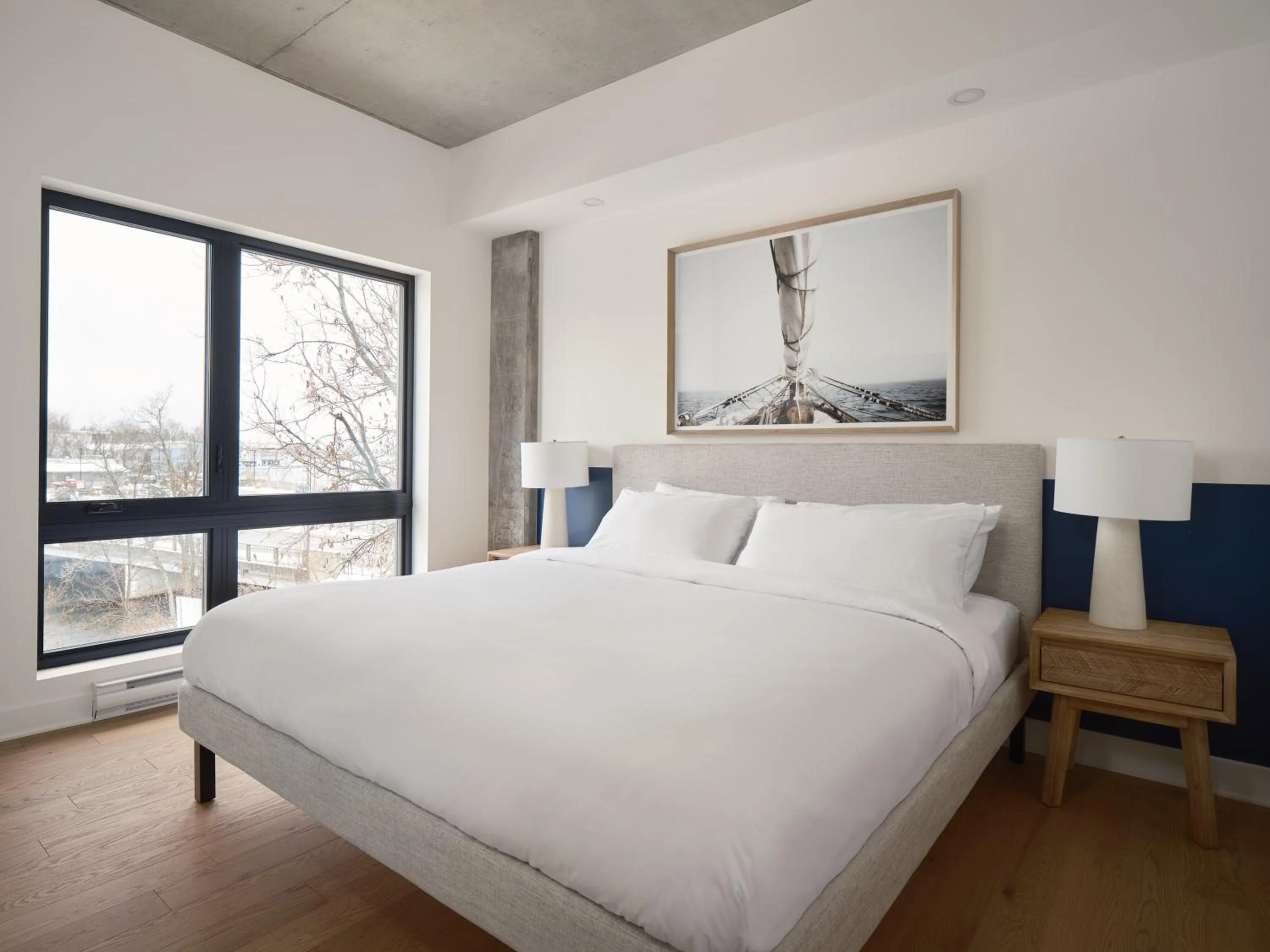 Bed in Hôtel Expérience - Quartier Des Marinas