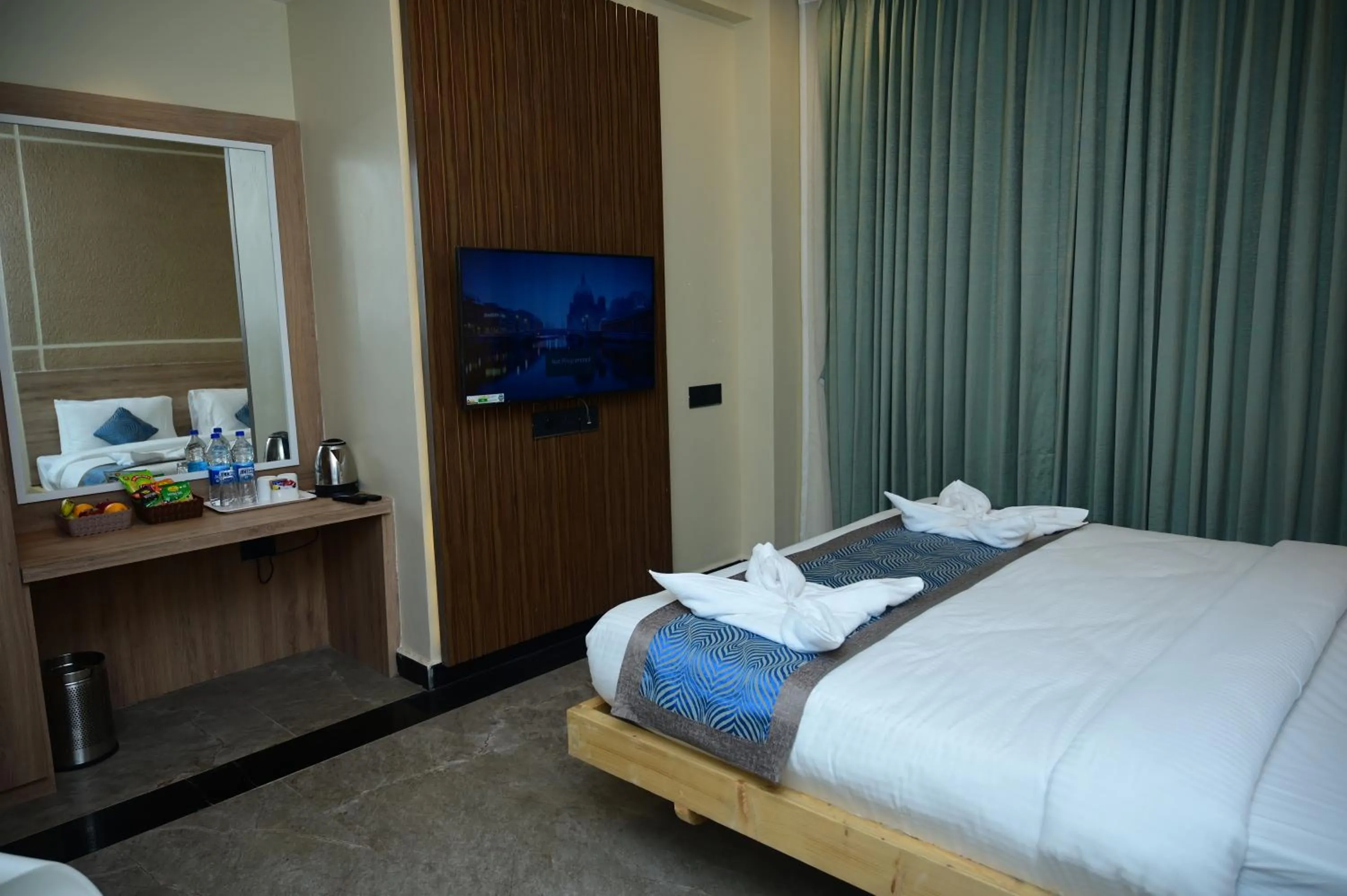 Bed in Pipul Ocean View Resort