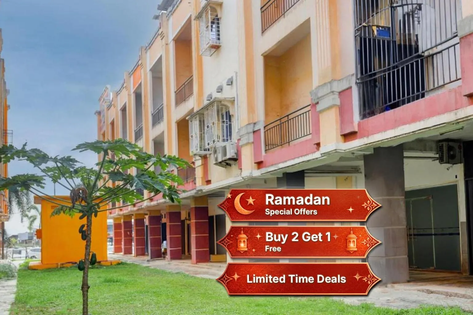 Property building in Hotel O Baloi Homestay