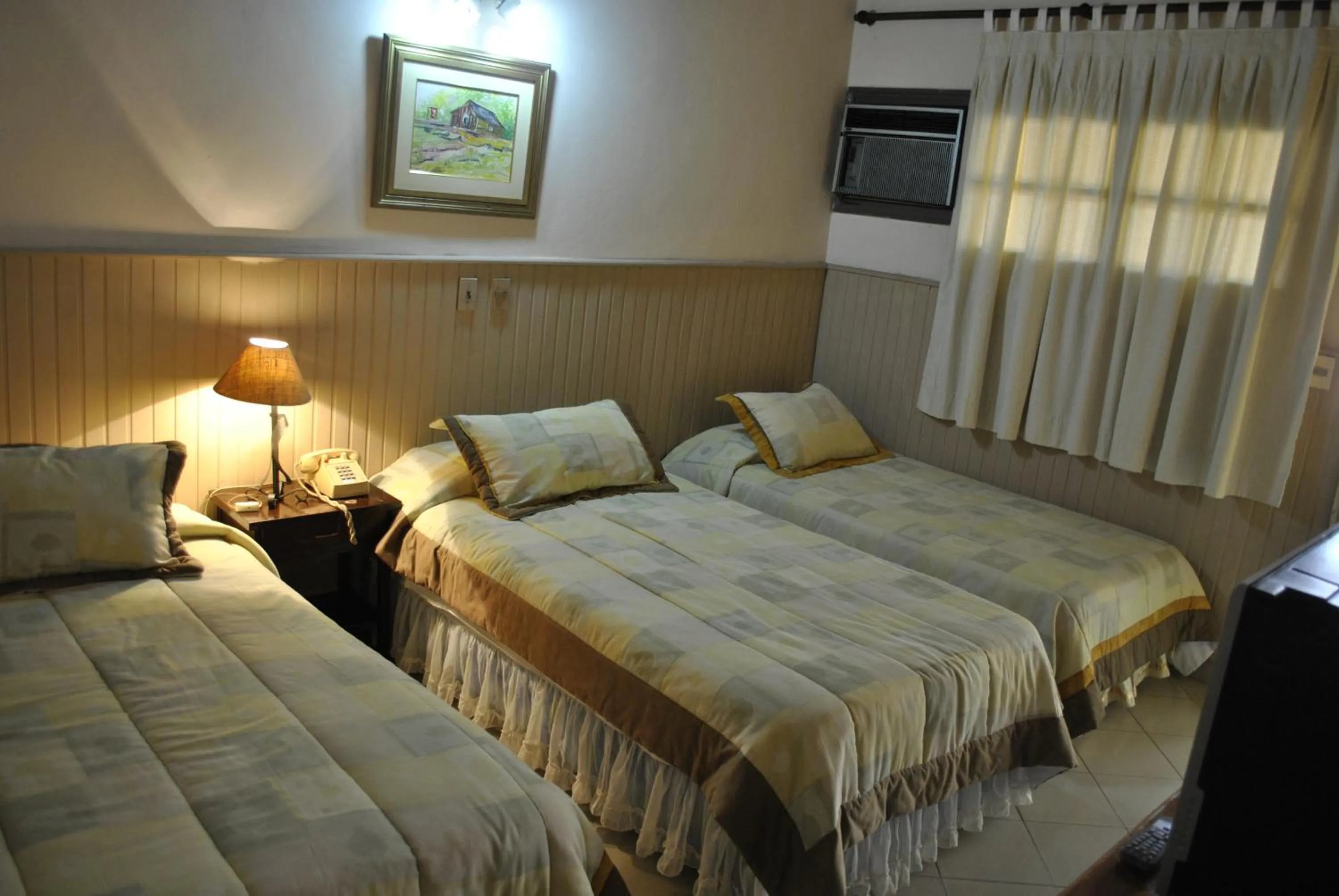 Bed in Hotel Santo Domingo