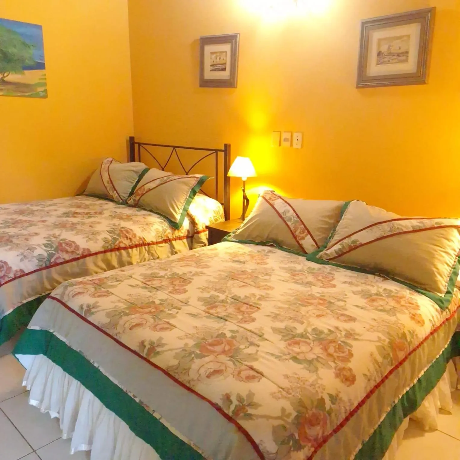 Bed in Hotel Santo Domingo