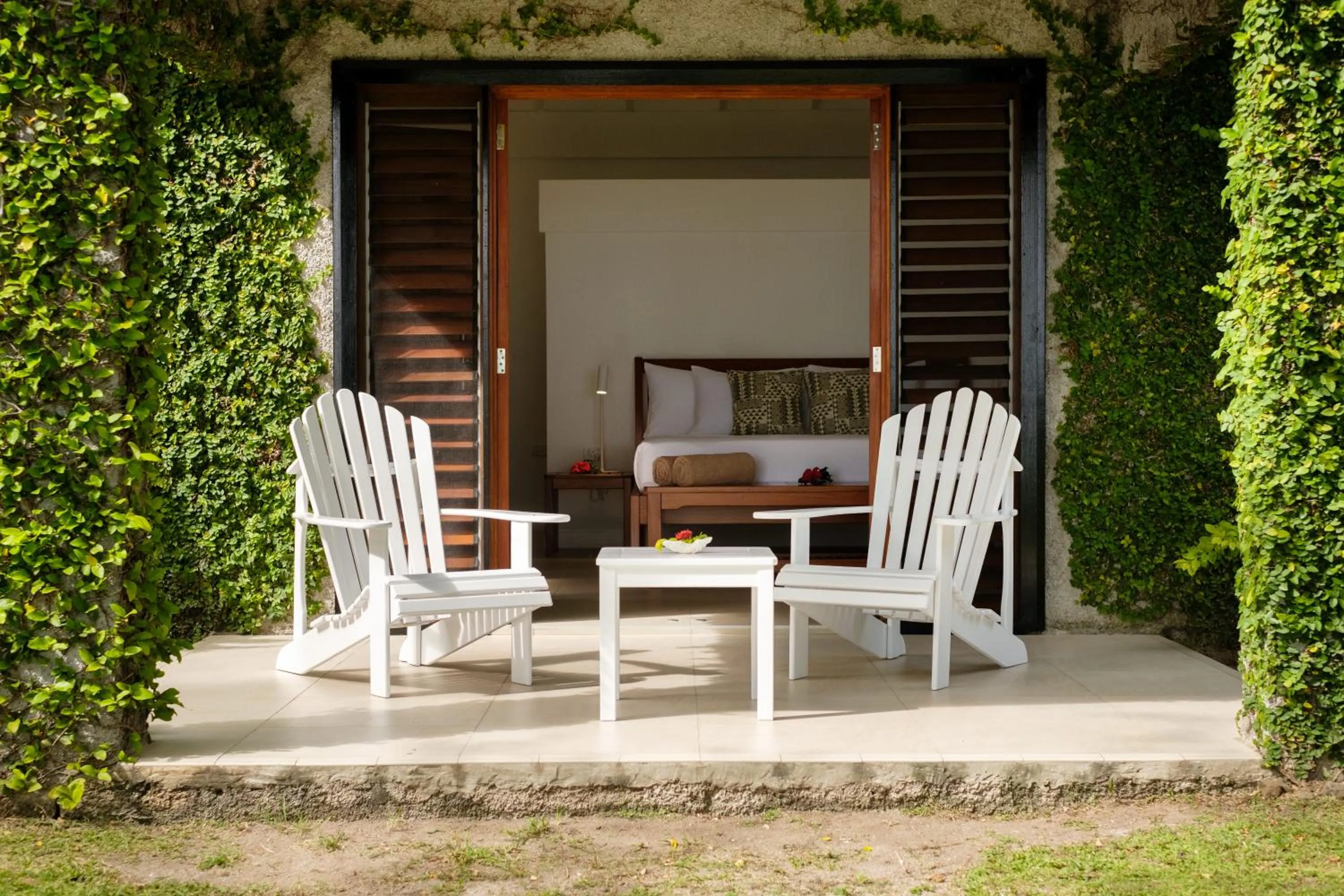 Patio in Waya Island Resort