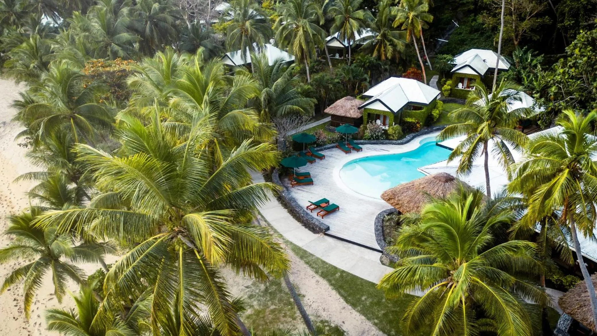 Pool view in Waya Island Resort