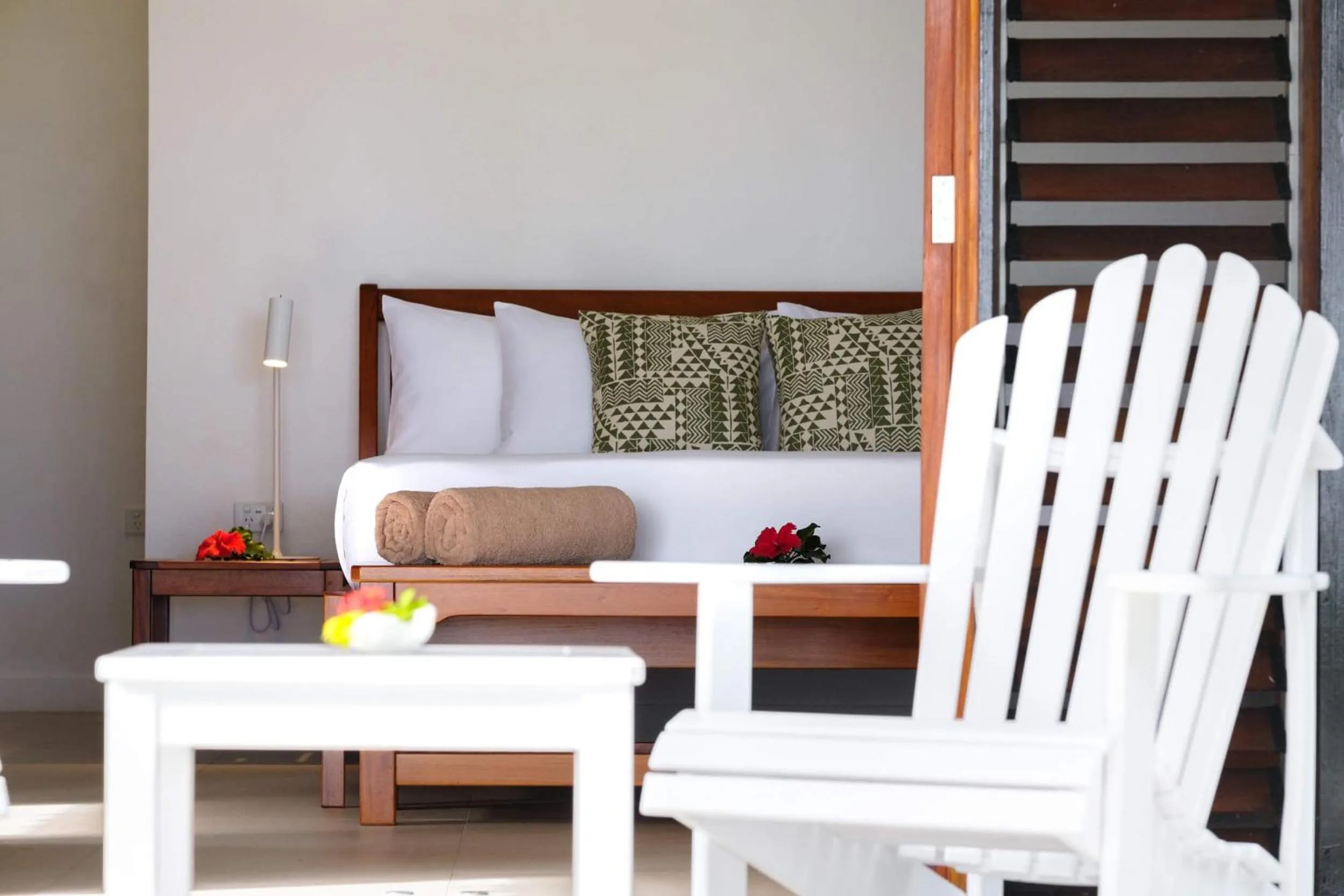 Seating area in Waya Island Resort