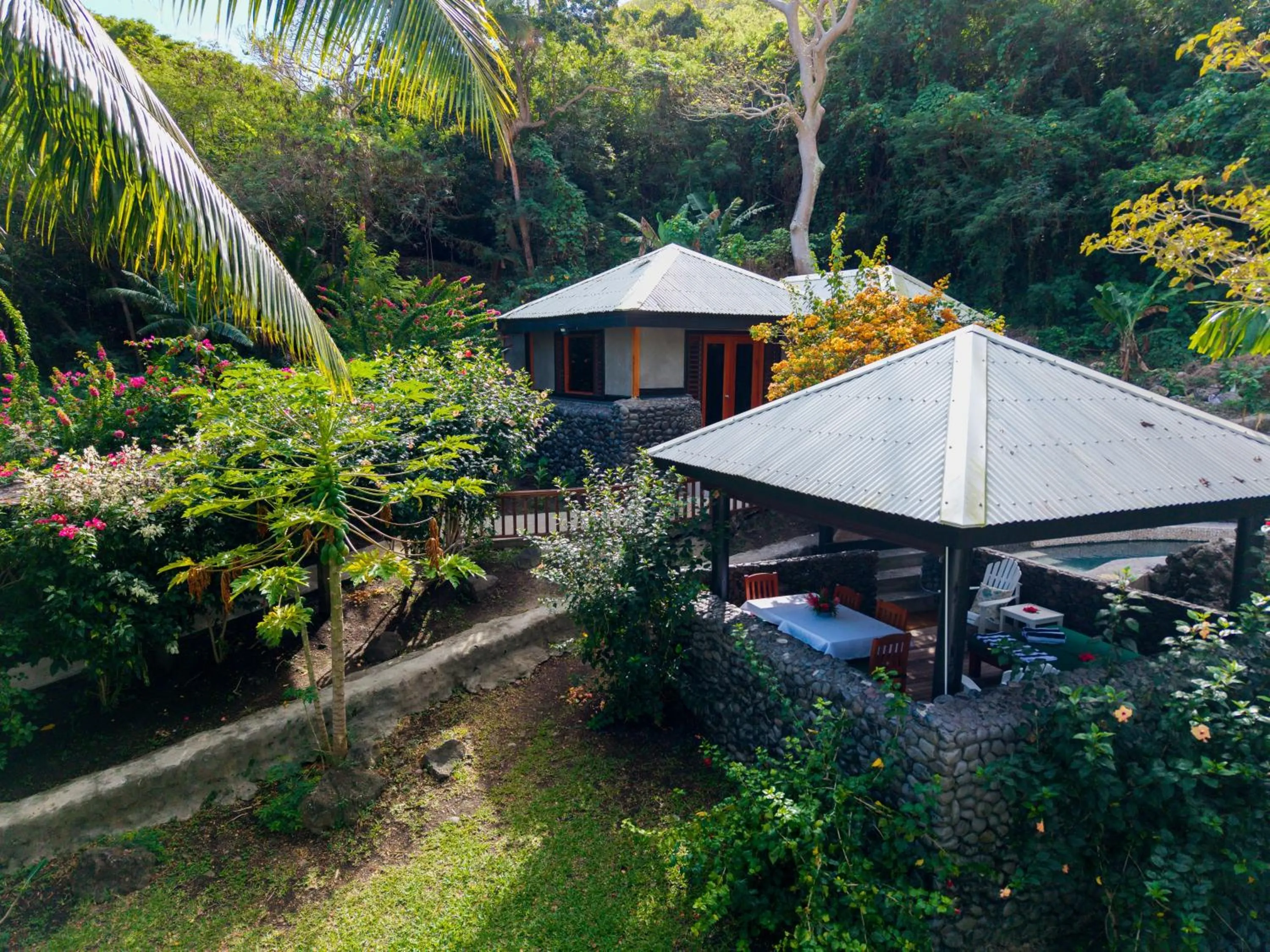 Property building in Waya Island Resort