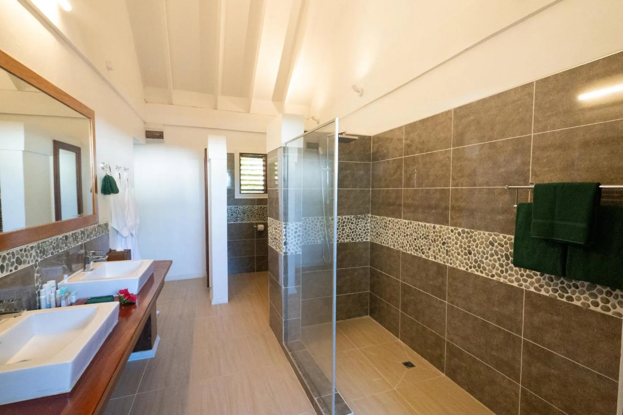 Shower in Waya Island Resort