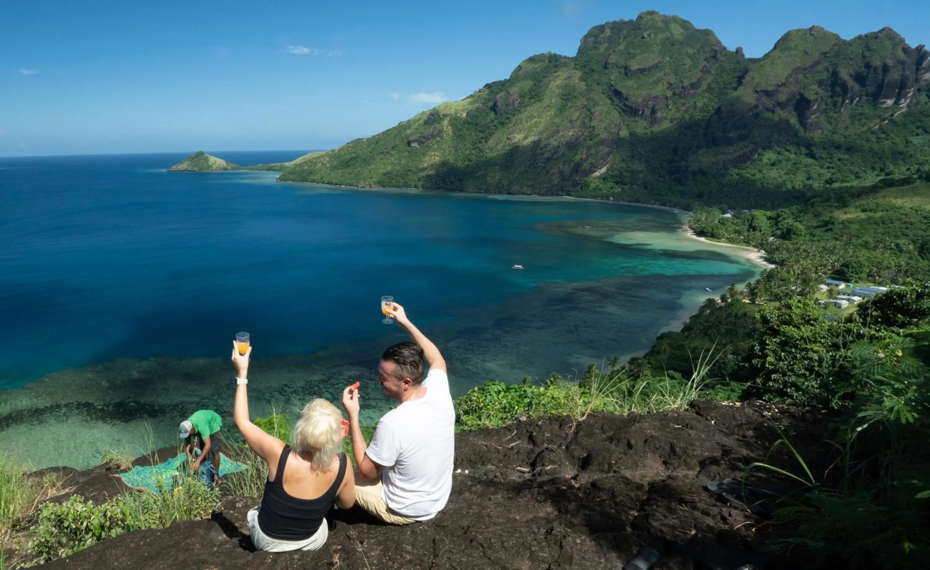 Hiking in Waya Island Resort