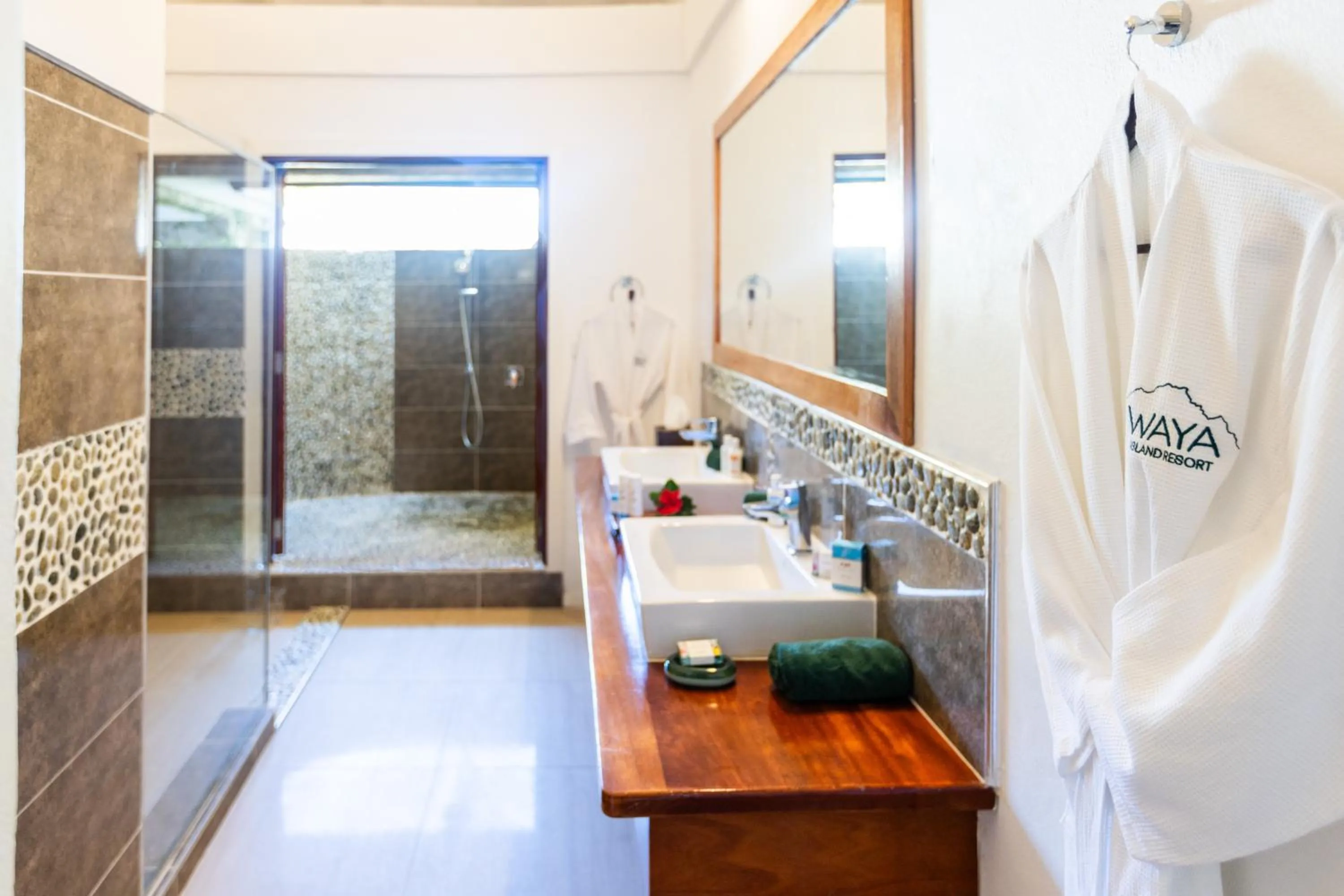 Shower in Waya Island Resort