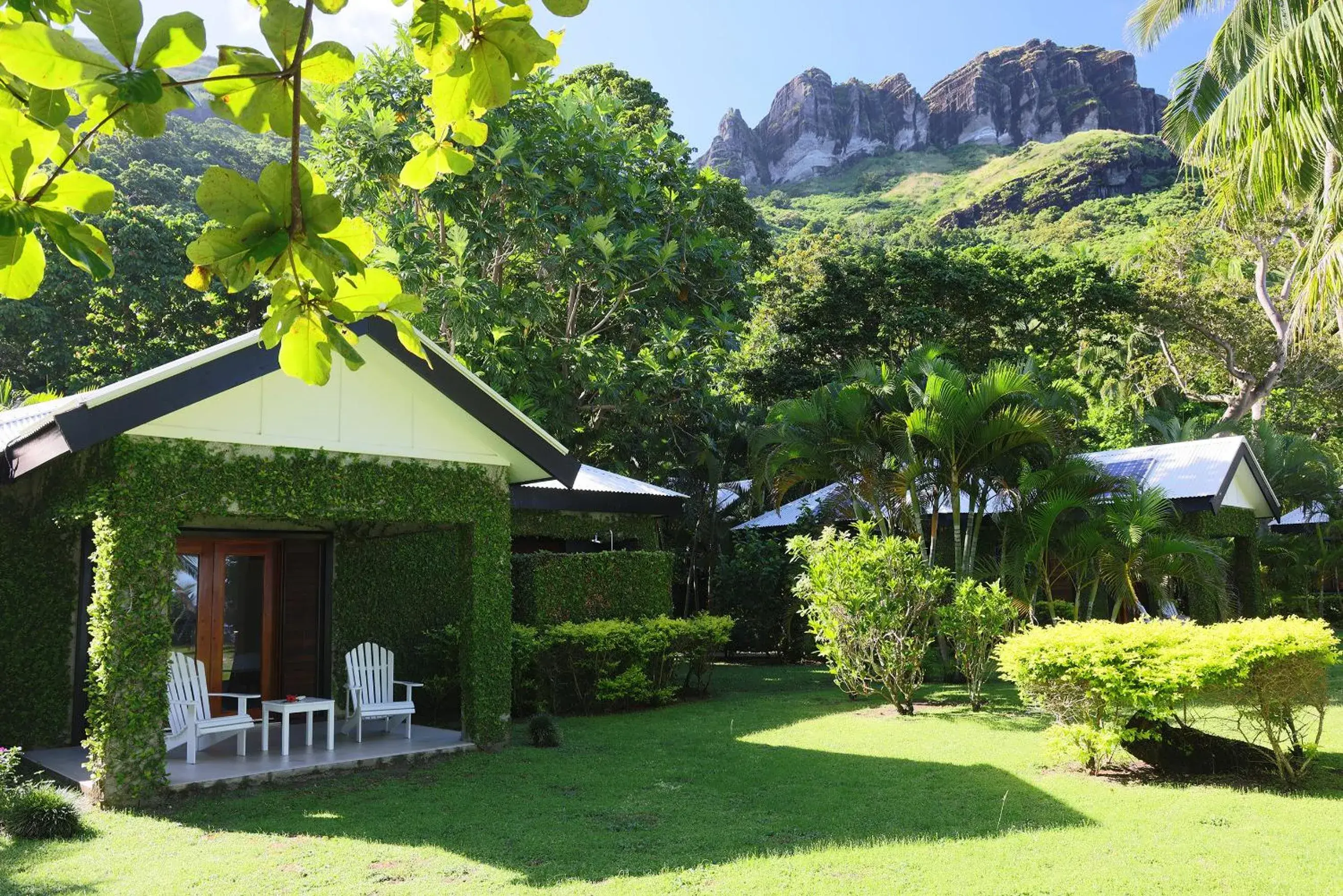 Garden view in Waya Island Resort Garden view in Waya Island Resort