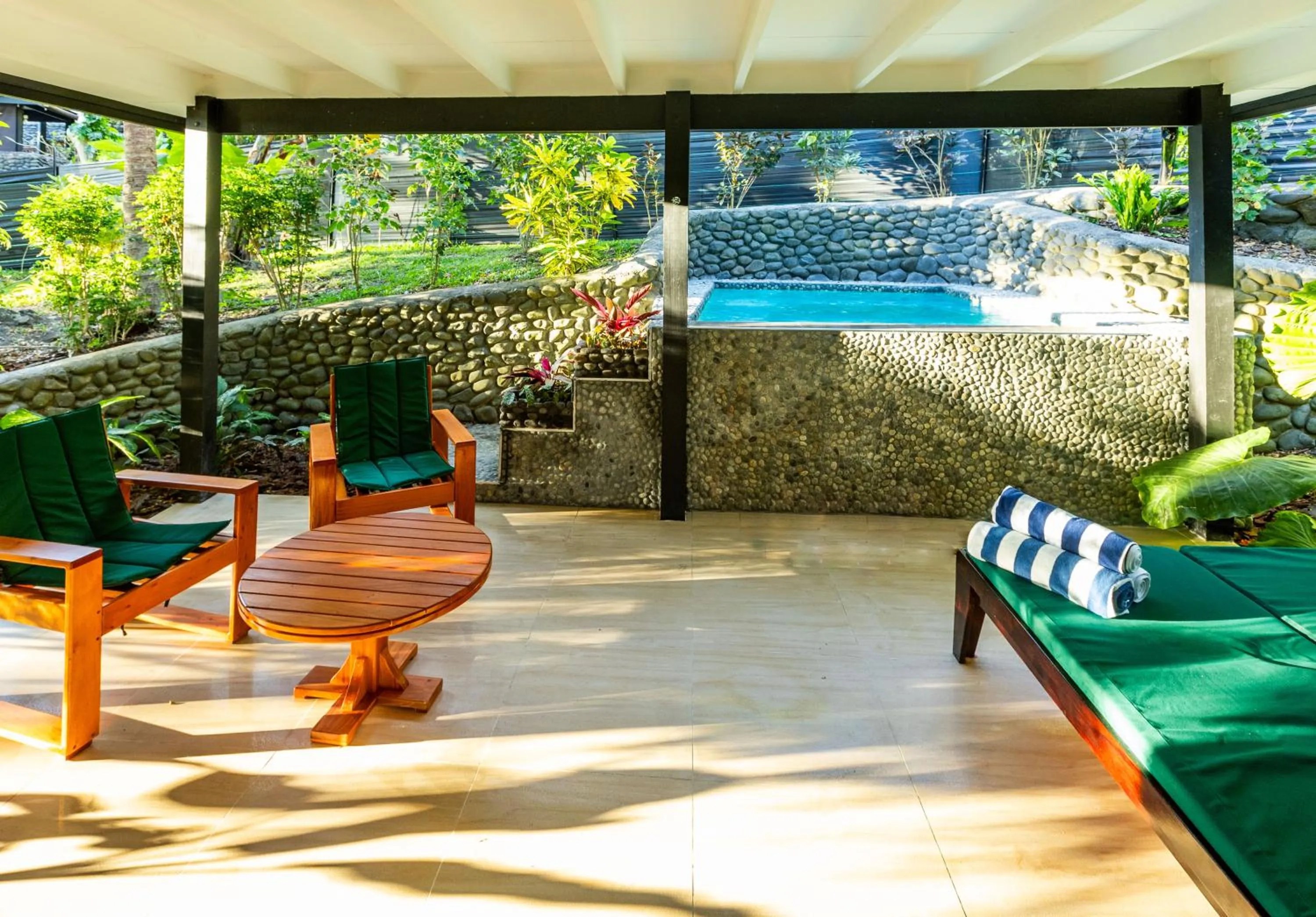 Patio in Waya Island Resort