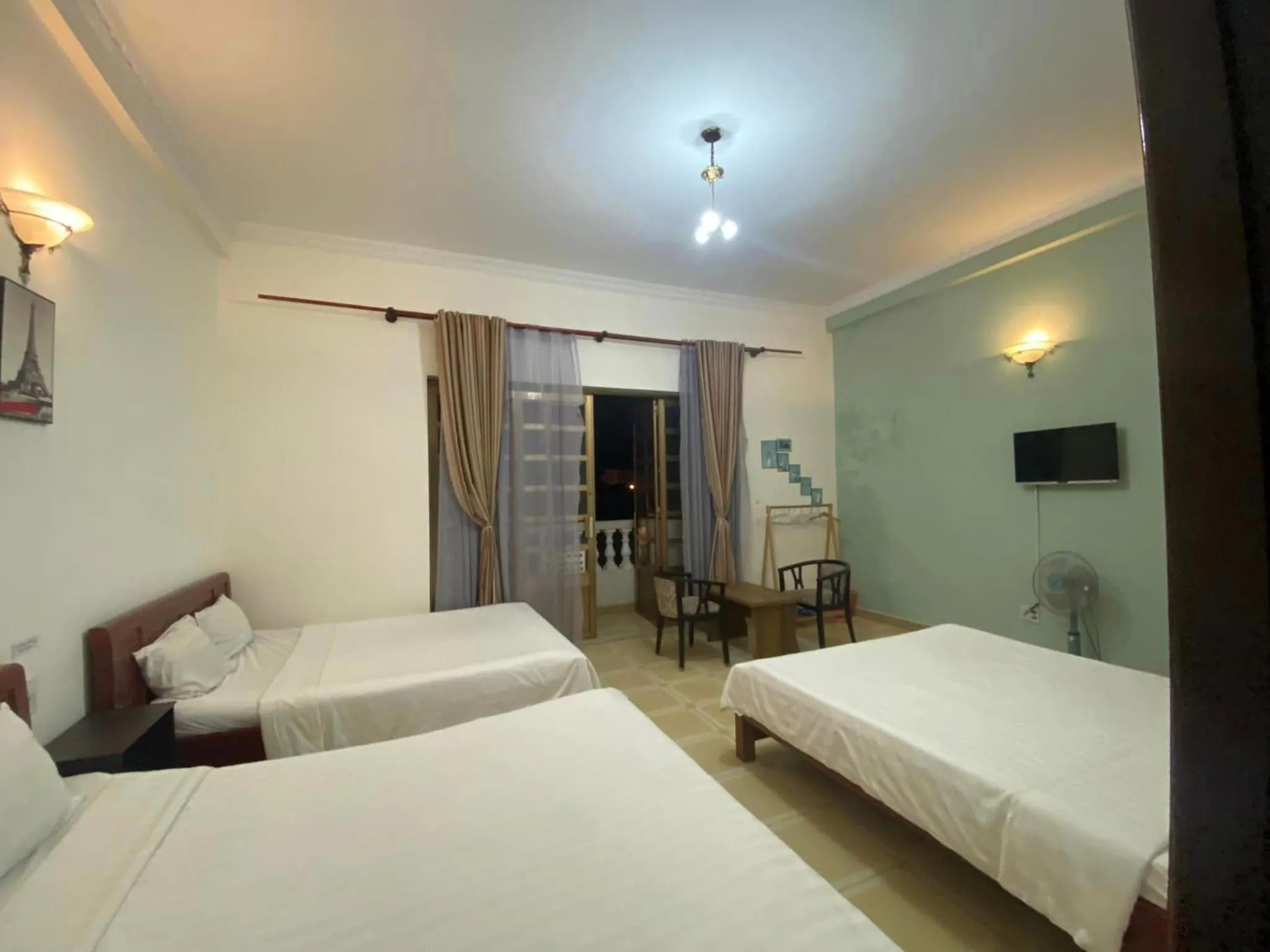 Bed in Mr.Happy Homestay