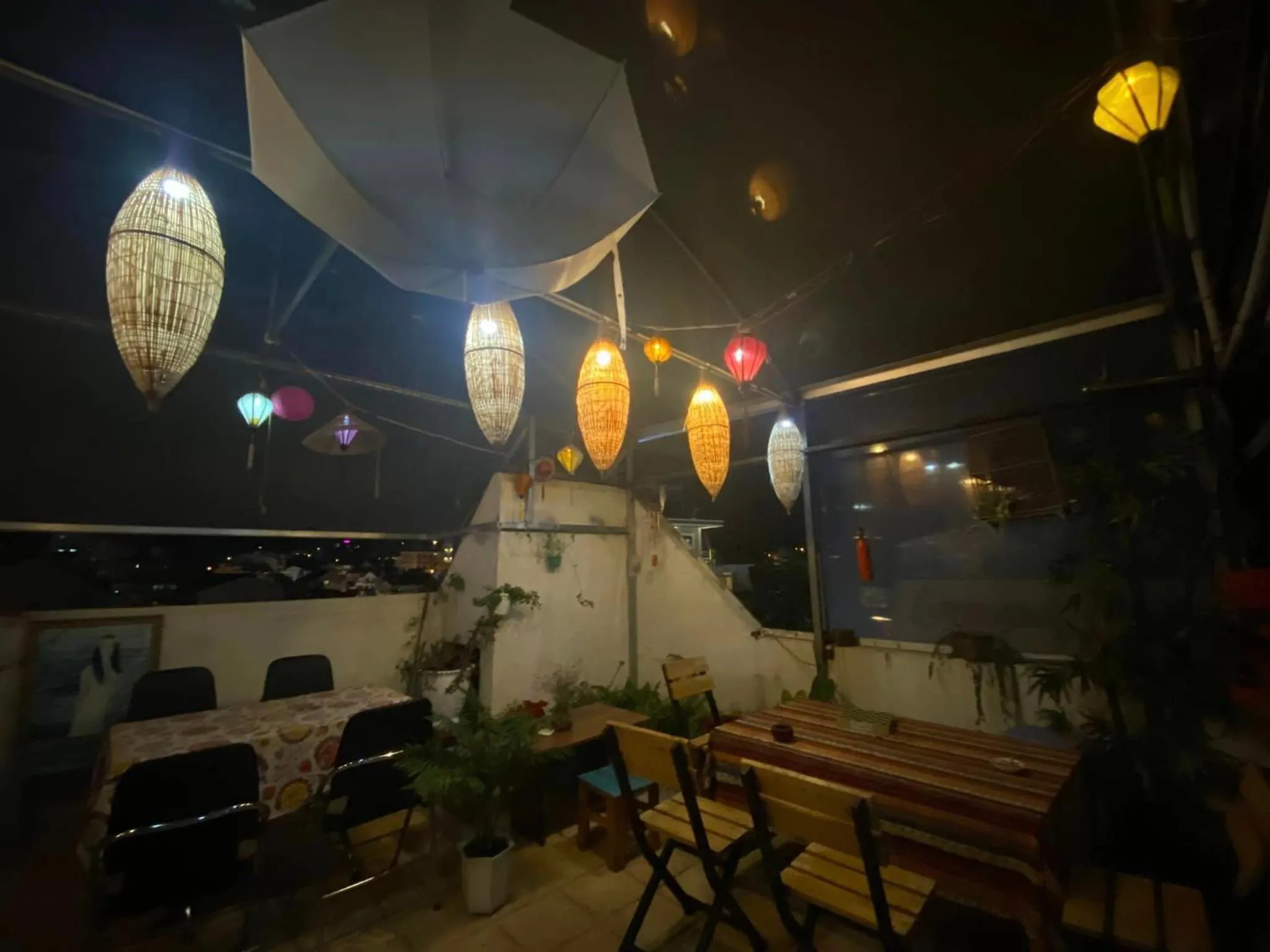 Patio in Mr.Happy Homestay