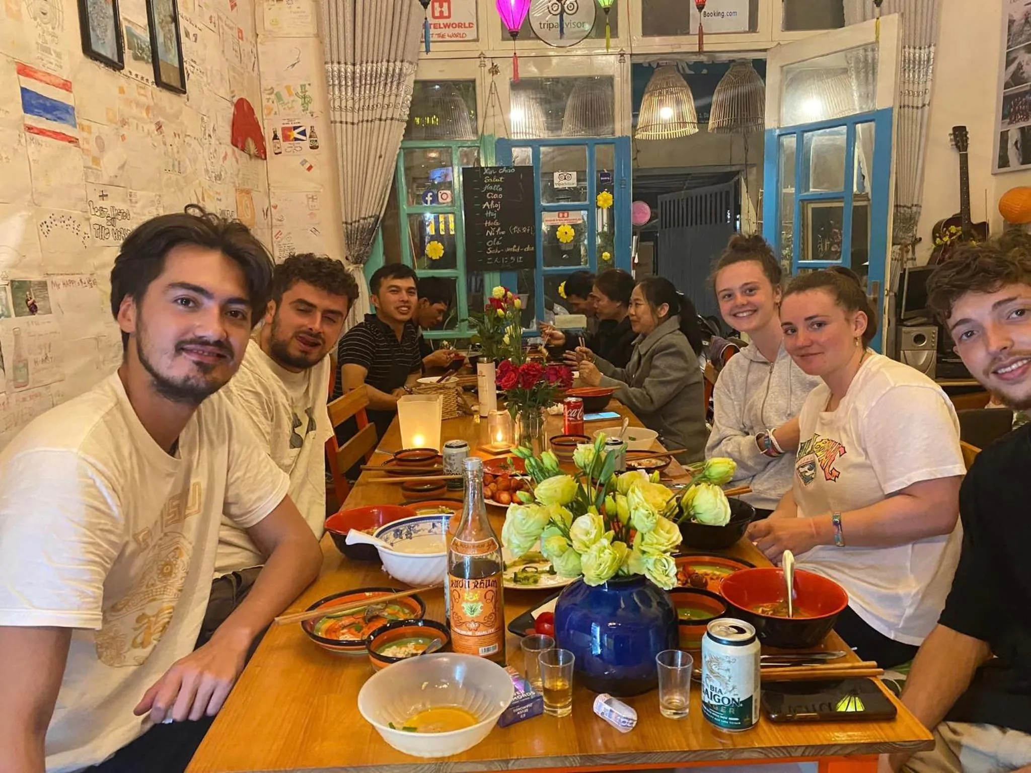 Dinner in Mr.Happy Homestay