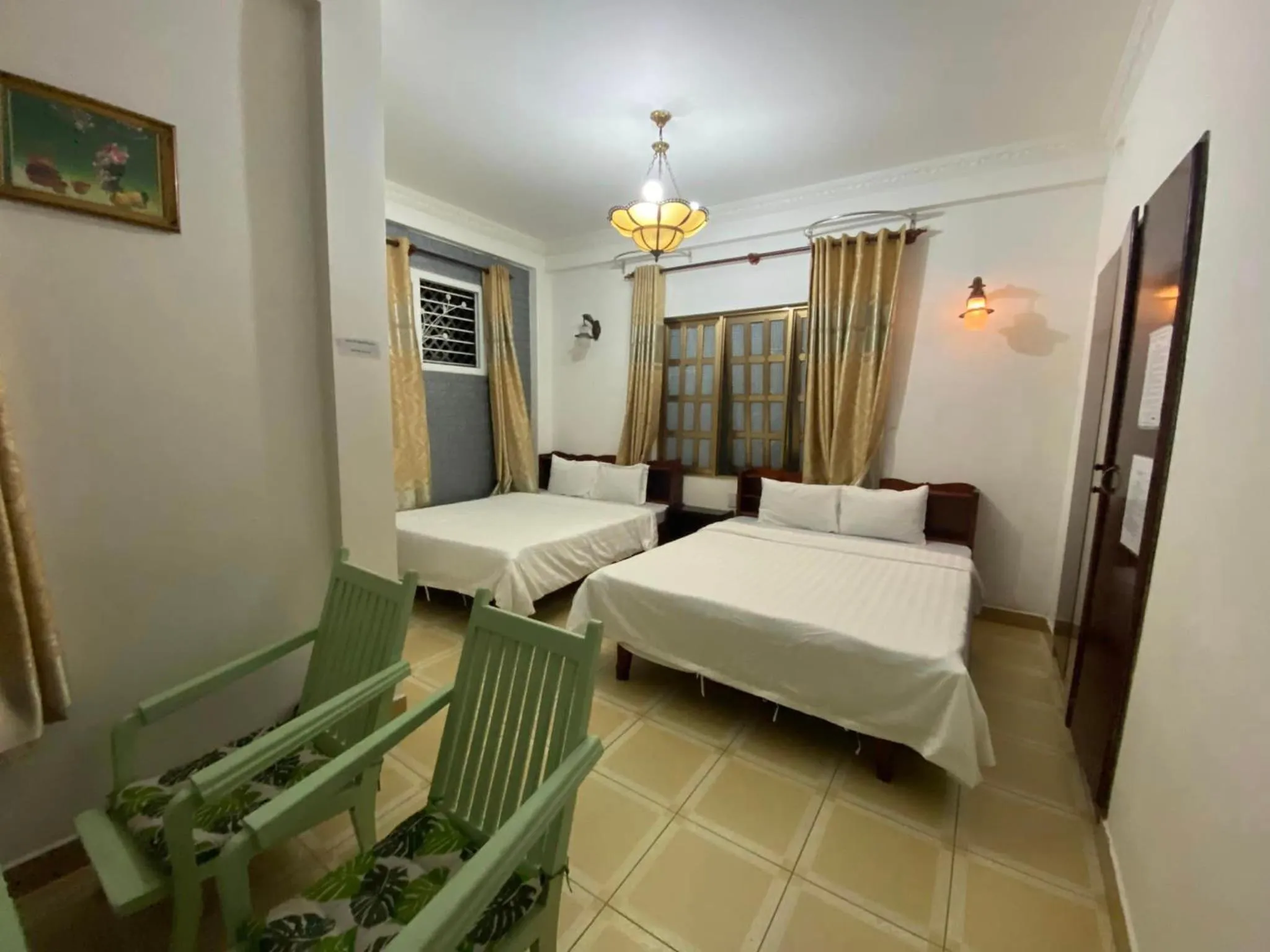 Bed in Mr.Happy Homestay