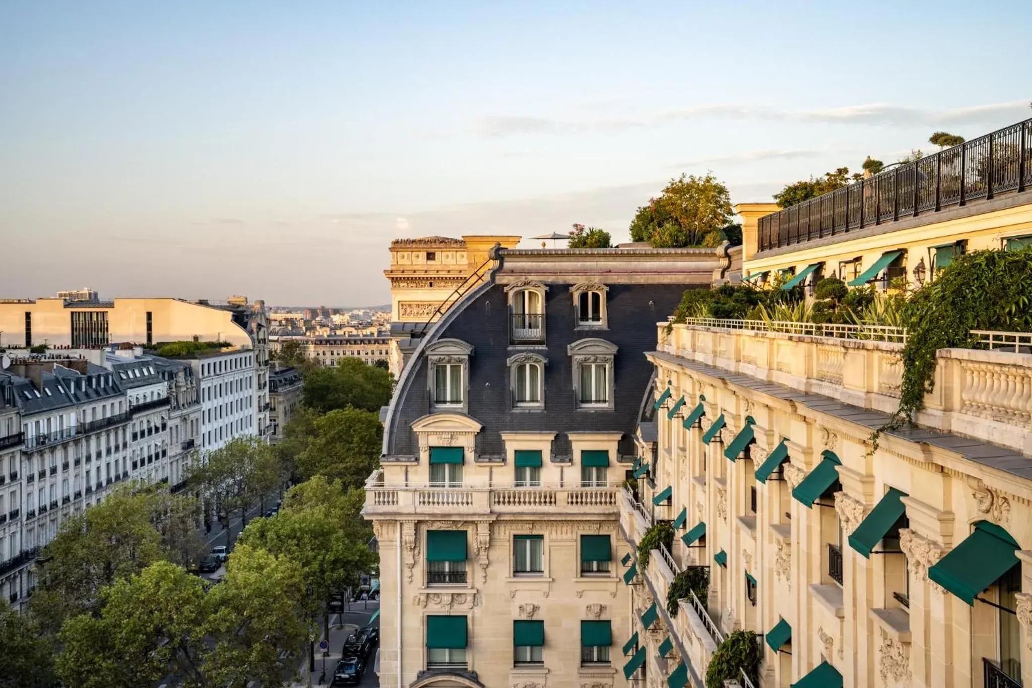Property building in The Peninsula Paris Property building in The Peninsula Paris