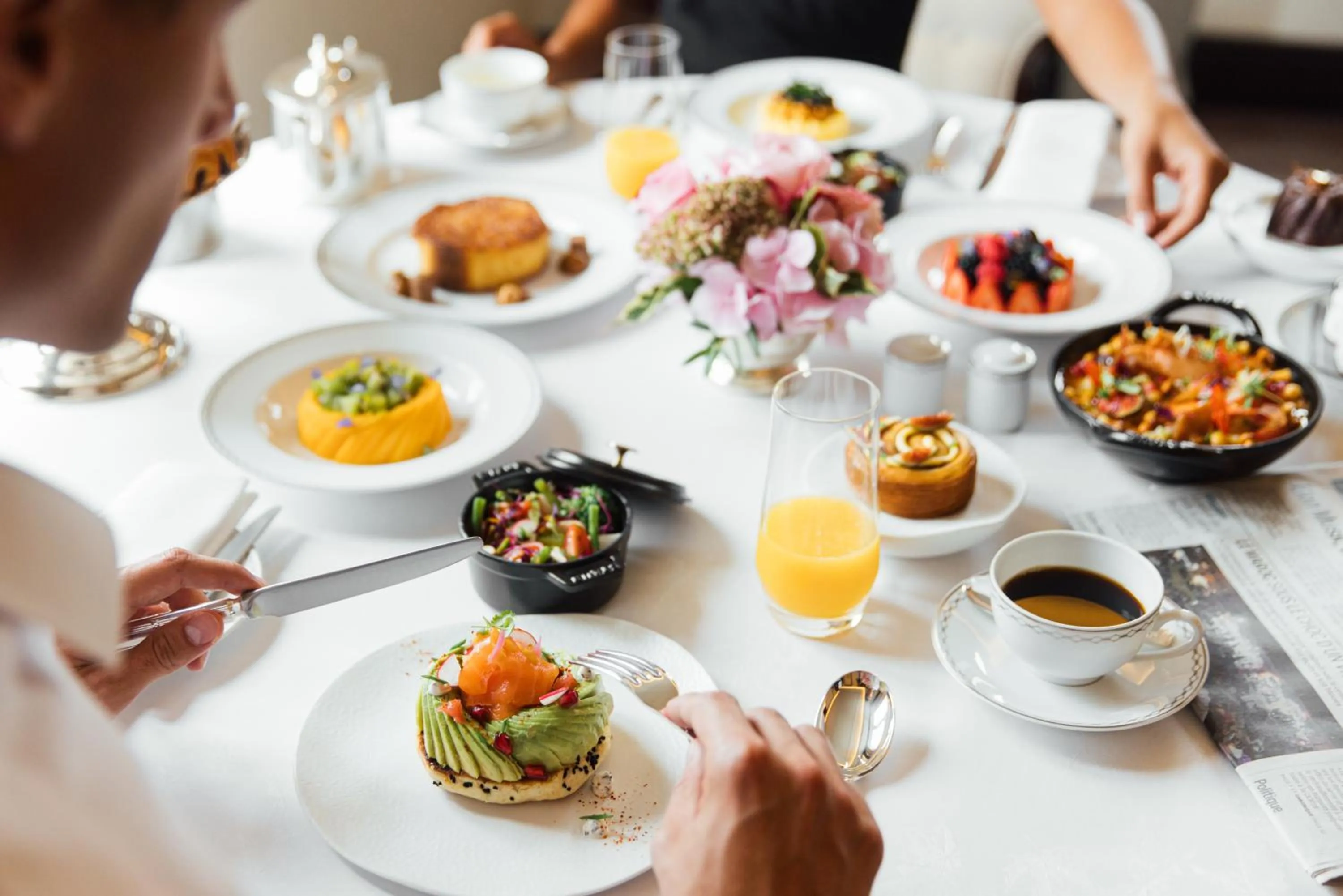 Breakfast in The Peninsula Paris