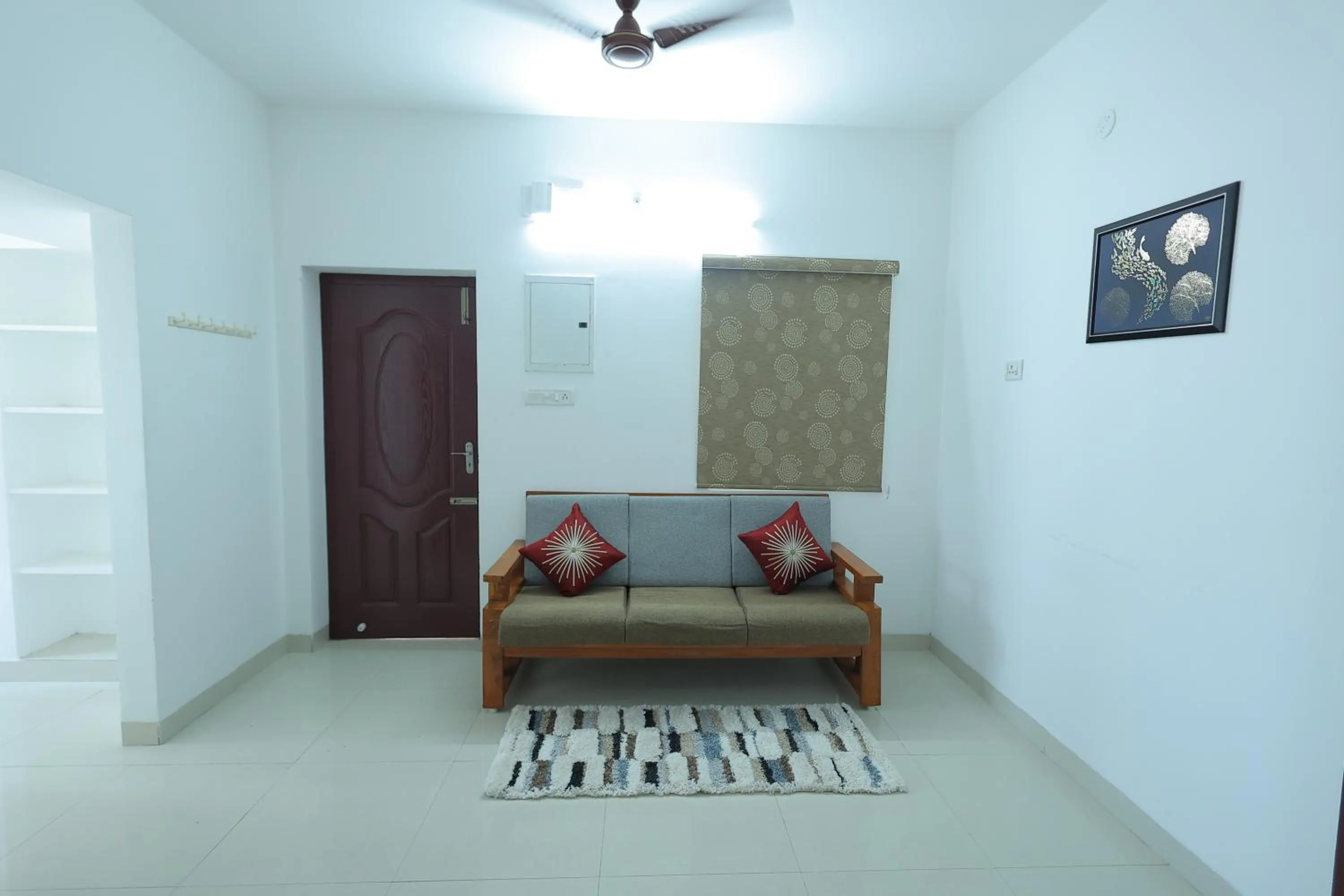 Living room in Royal Beach Service Apartment