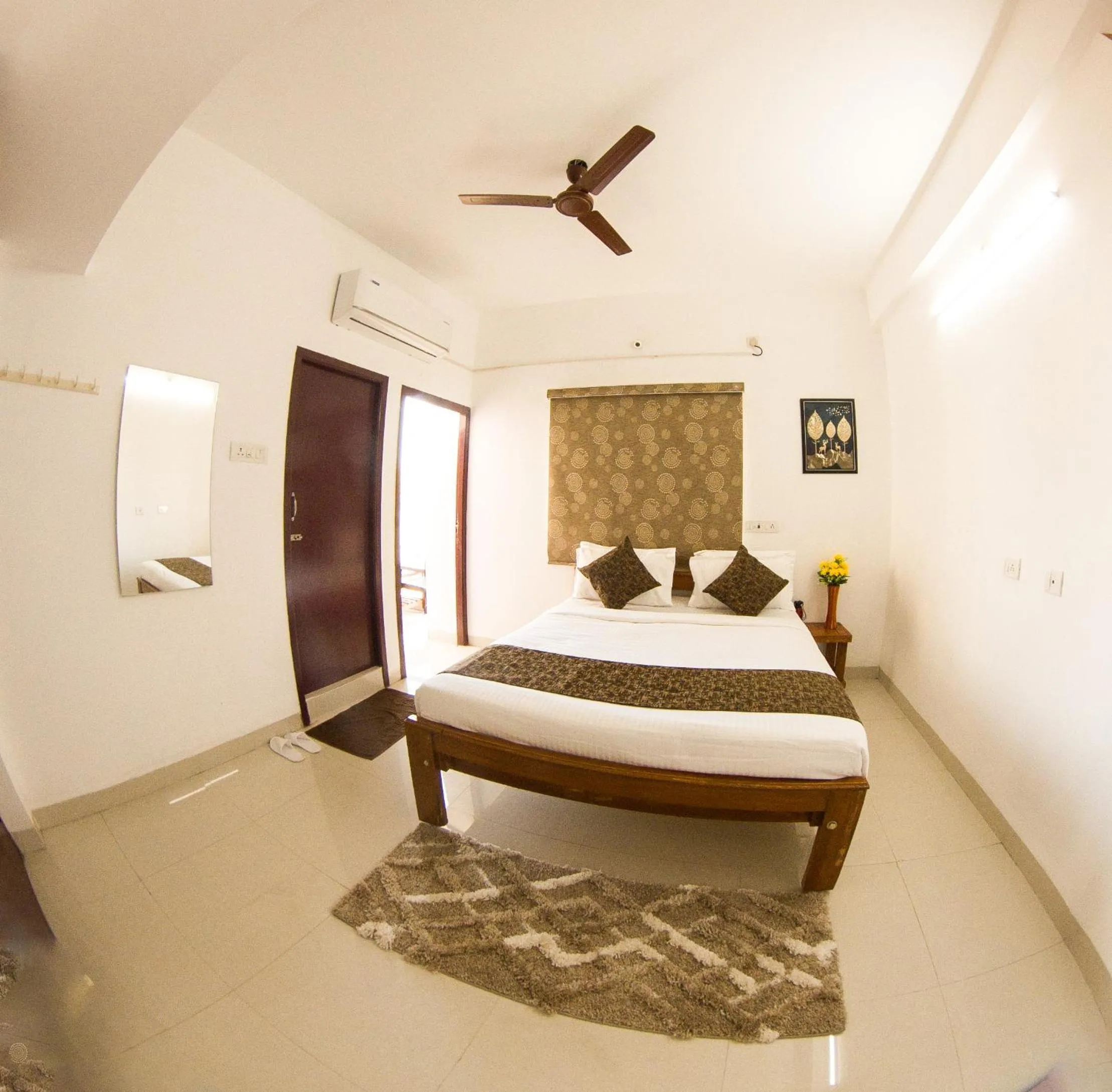 Bed in Royal Beach Service Apartment