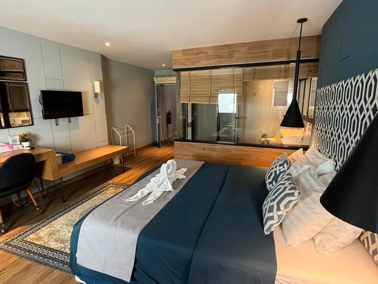 Bed in Fantastic Karon Beach guest house