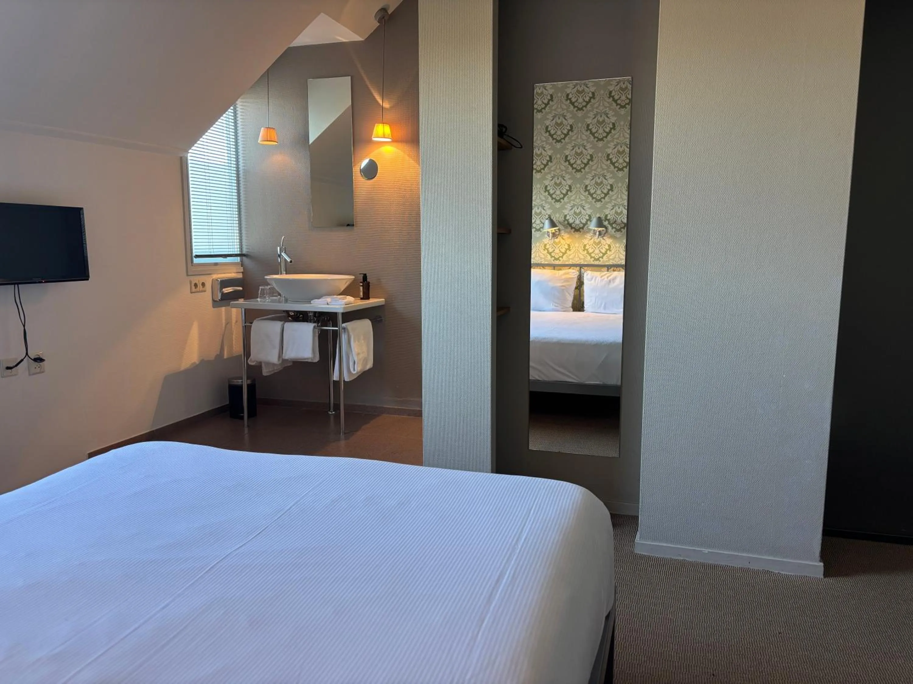 Bathroom, Bed in Droste's Herberg