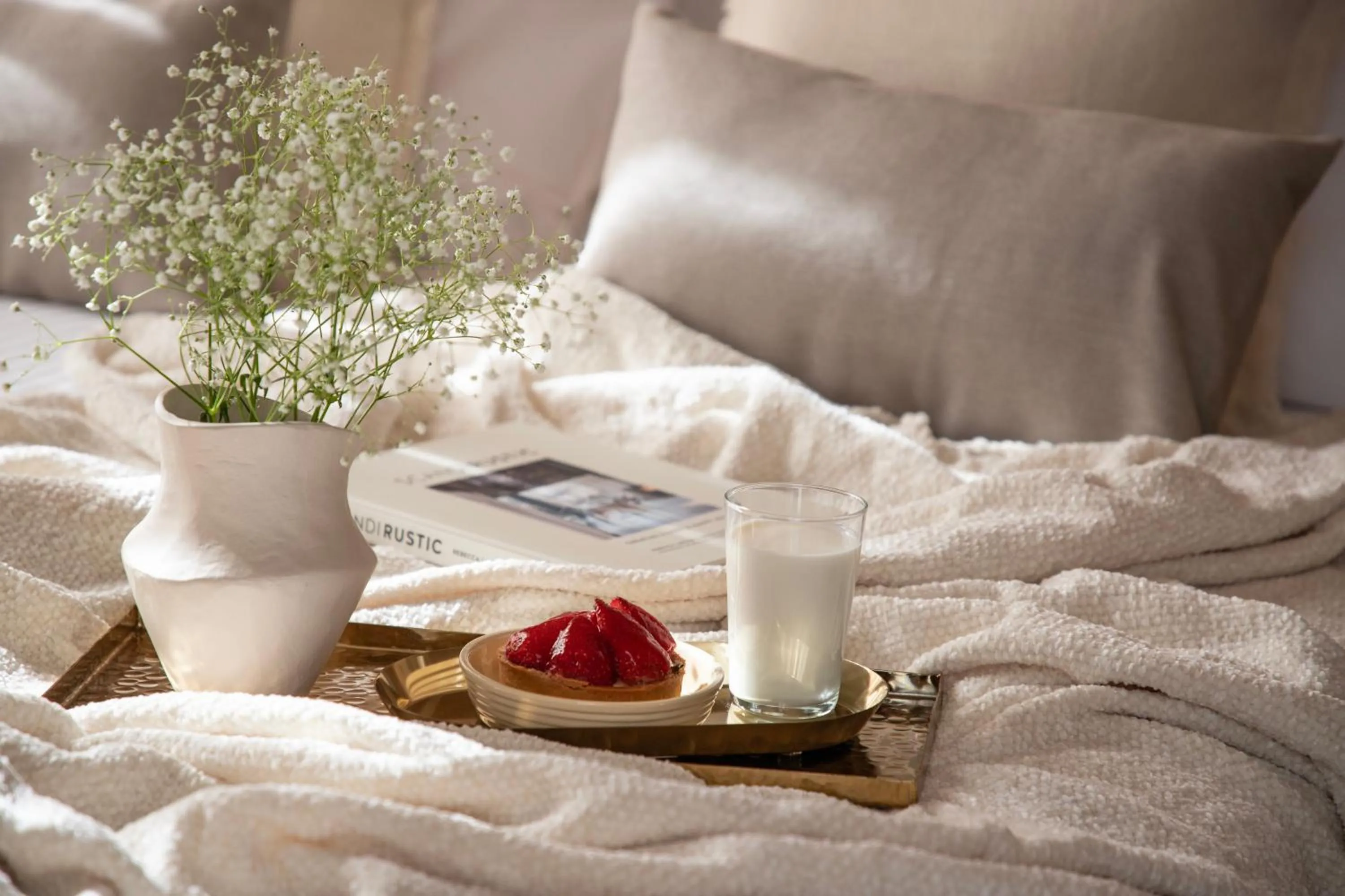 Decorative detail, Bed in MEDLEY Conceptual Living & Spa