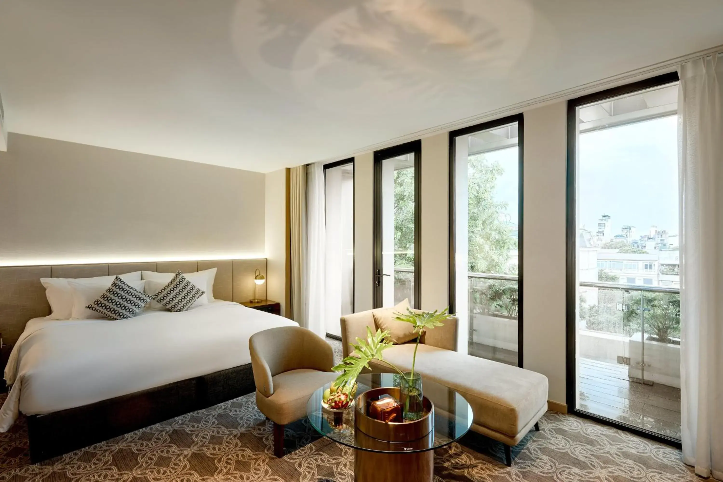 City view, Bed in REY Hotel Hanoi City view, Bed in REY Hotel Hanoi